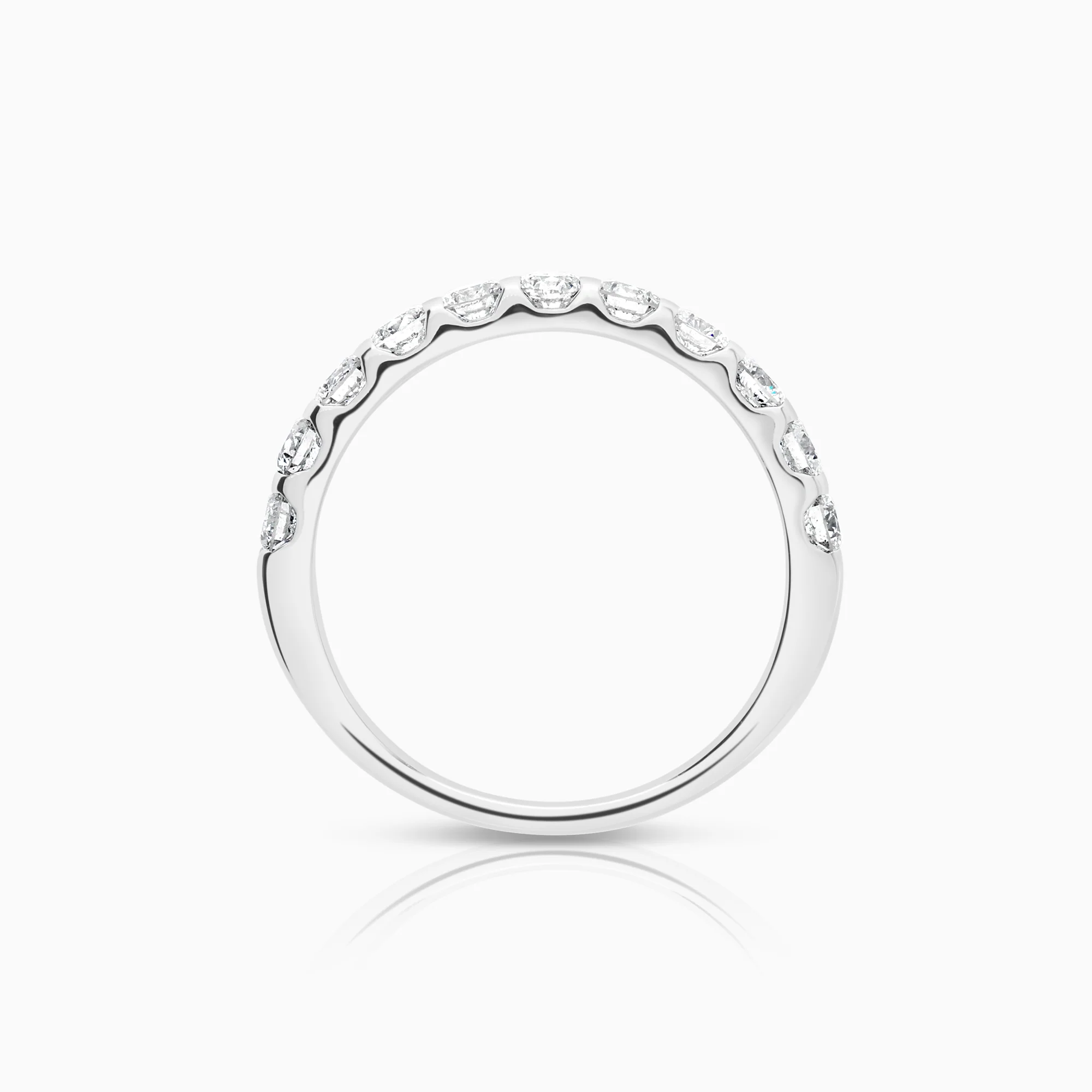 Diamond eternity ring 0.77ct 14K white gold - Image 2