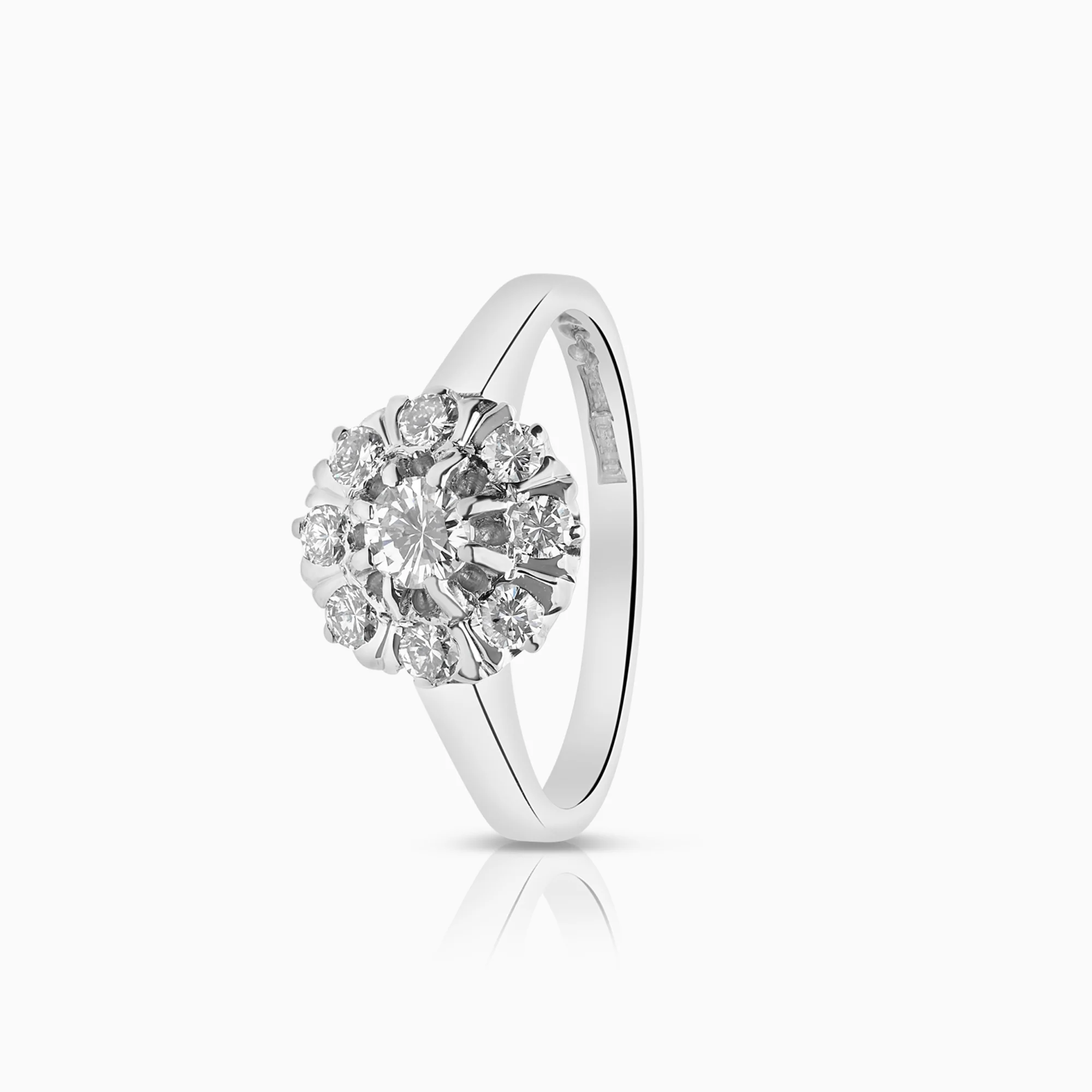 Diamond ring Carmosé 0.50ct 18K white gold