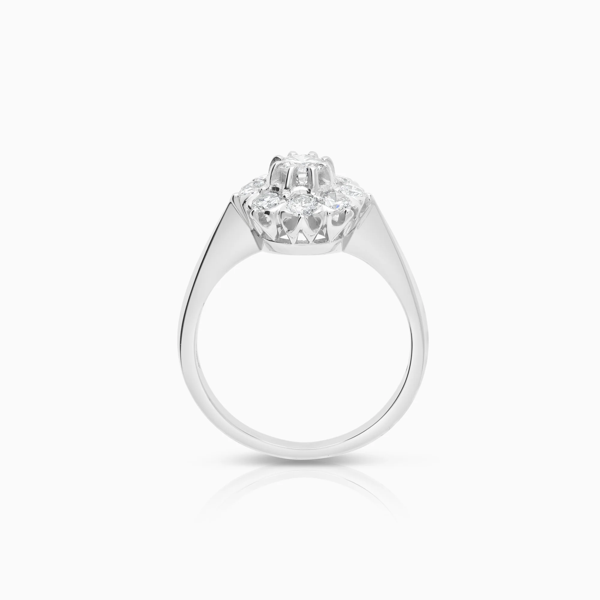 Diamond ring Carmosé 0.81ct 14K white gold - Image 2