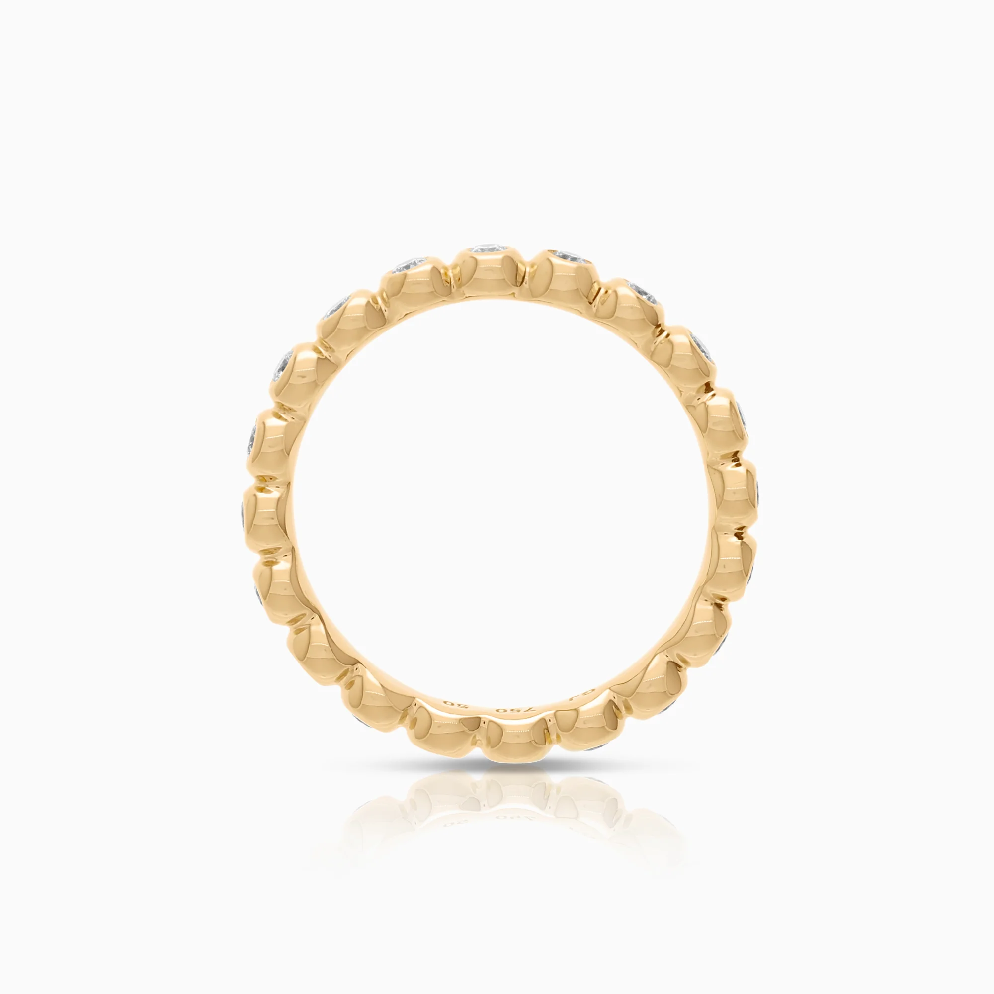 Diamond ring Georg Jensen 0.40ct 18K gold - Image 2