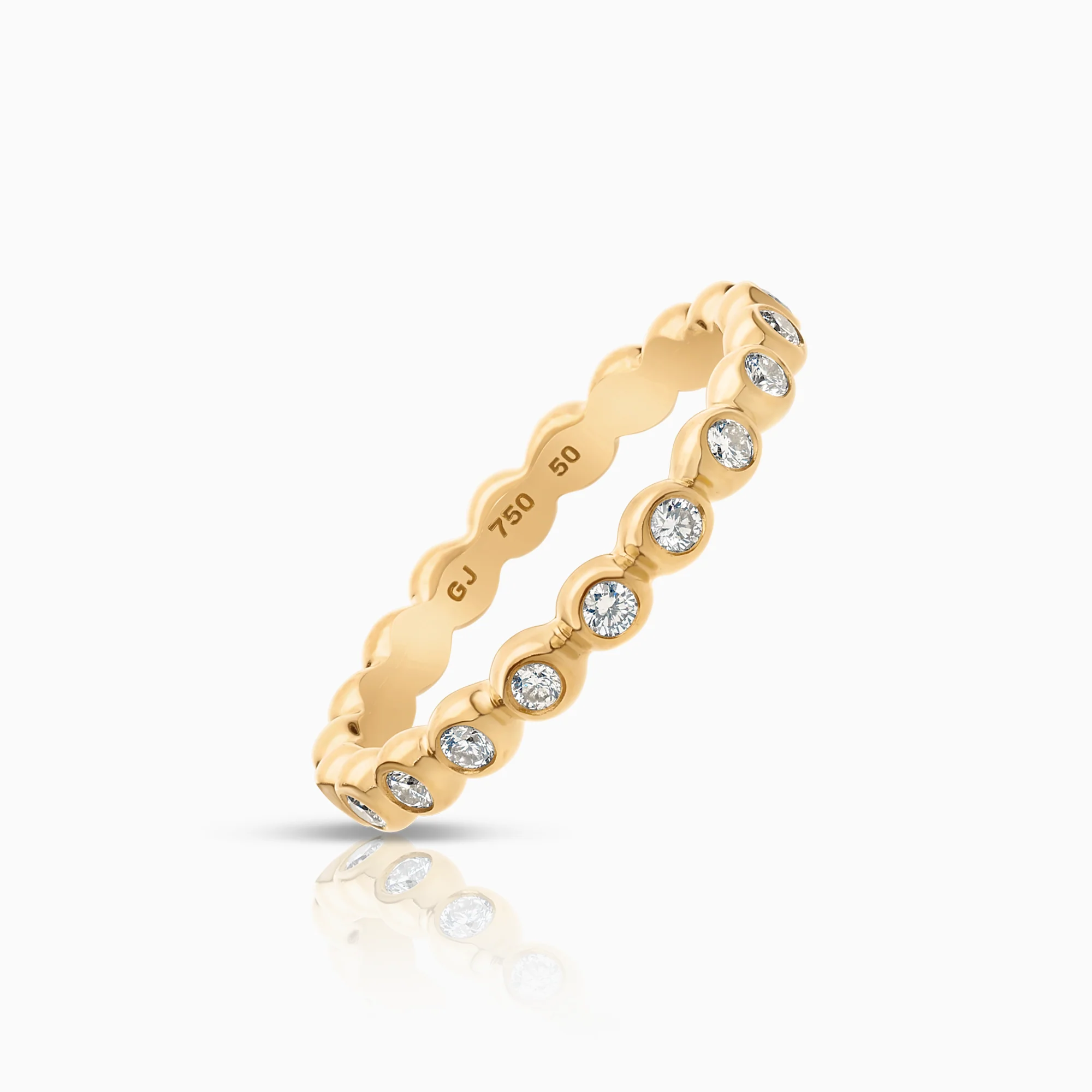 Diamond ring Georg Jensen 0.40ct 18K gold - Image 3