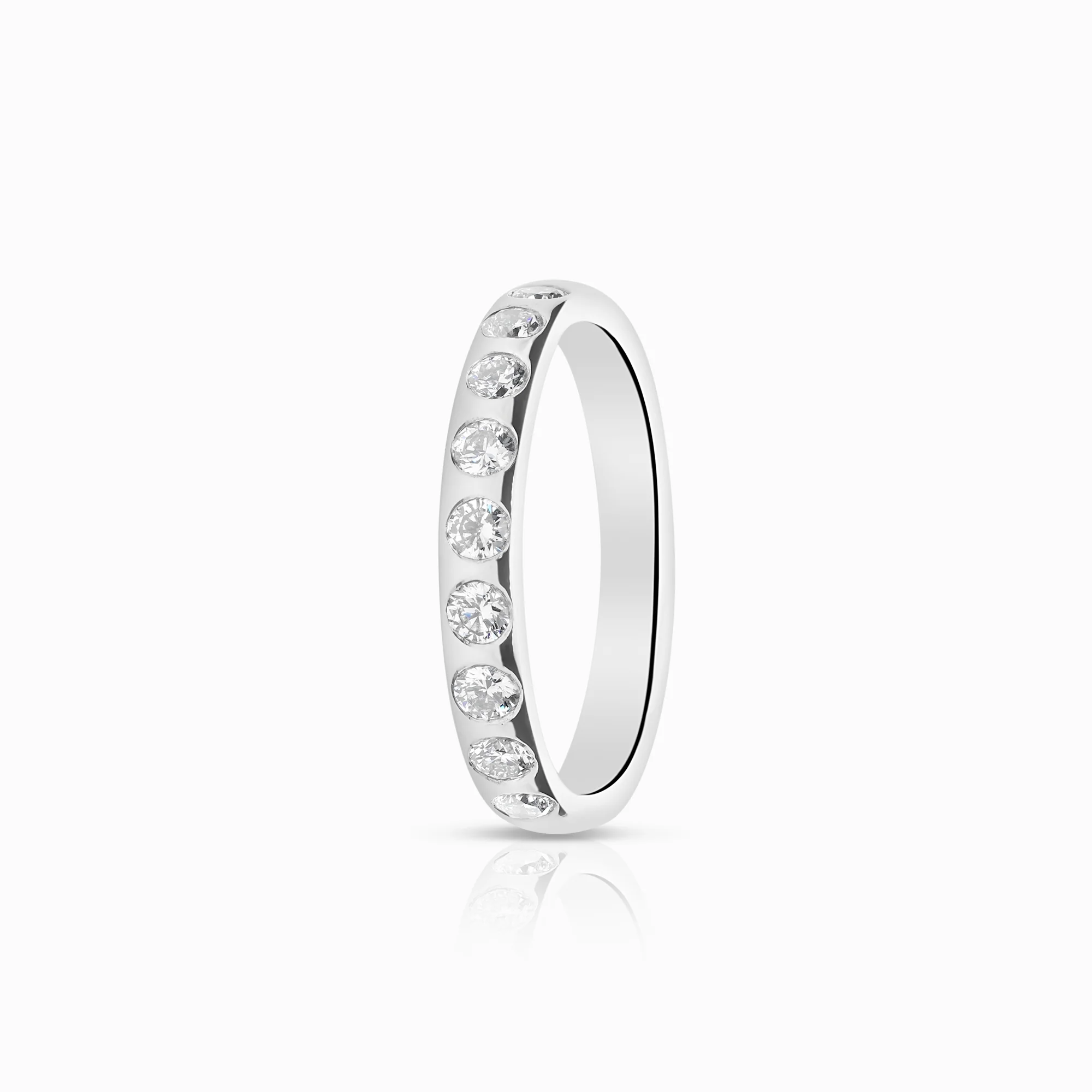 Diamond ring Georg Jensen 0.45ct 18K white gold