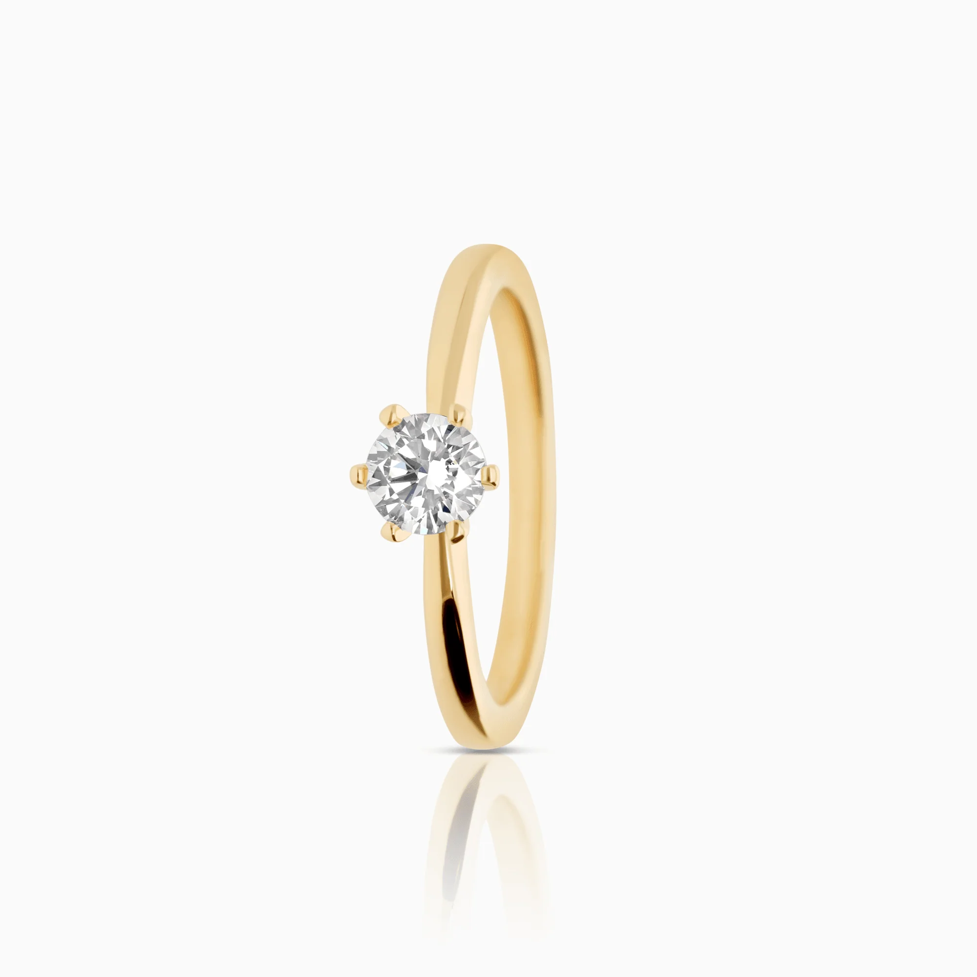 Diamond solitaire ring 0.40ct