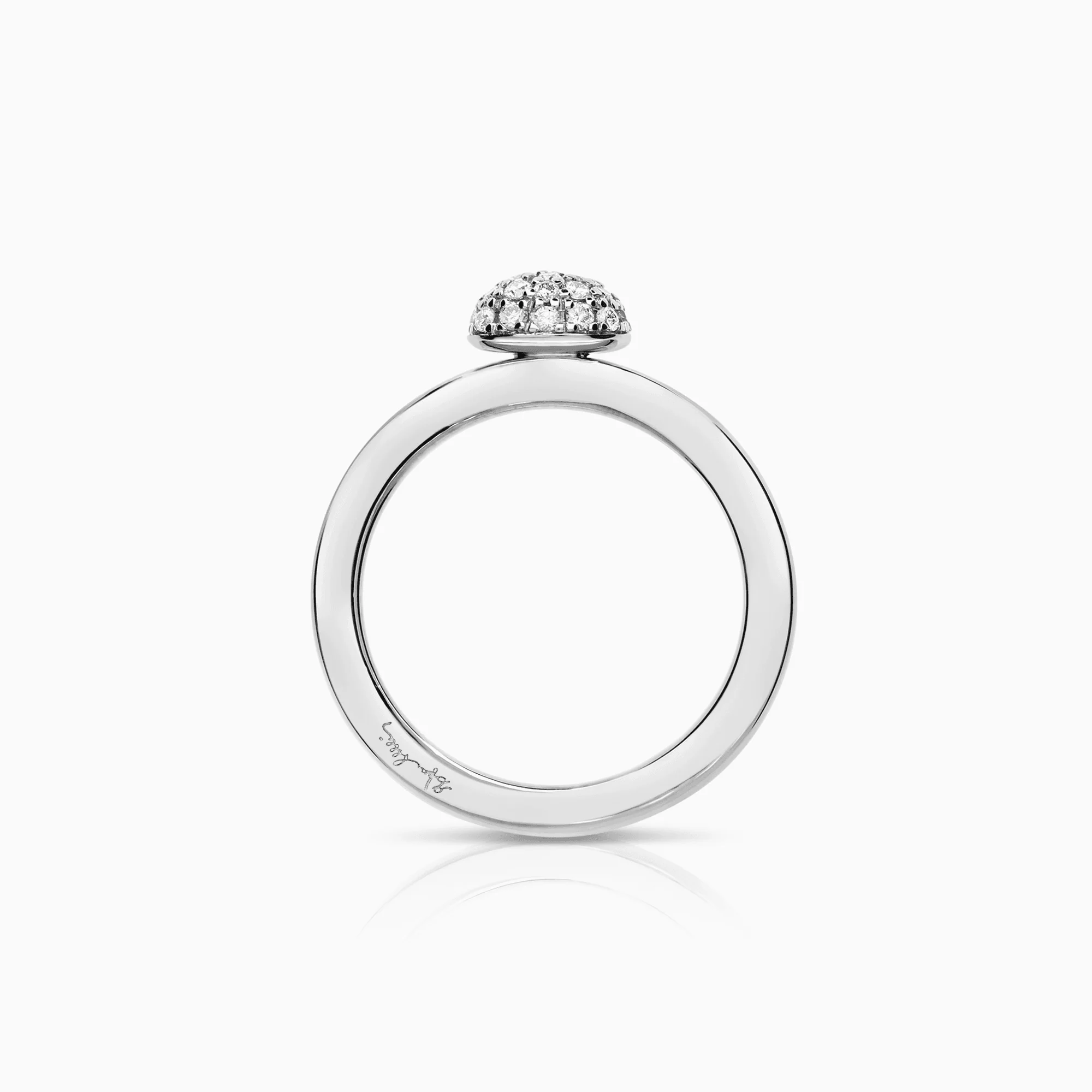 Efva Attling Love bead ring 0.18ct 18K white gold - Image 2