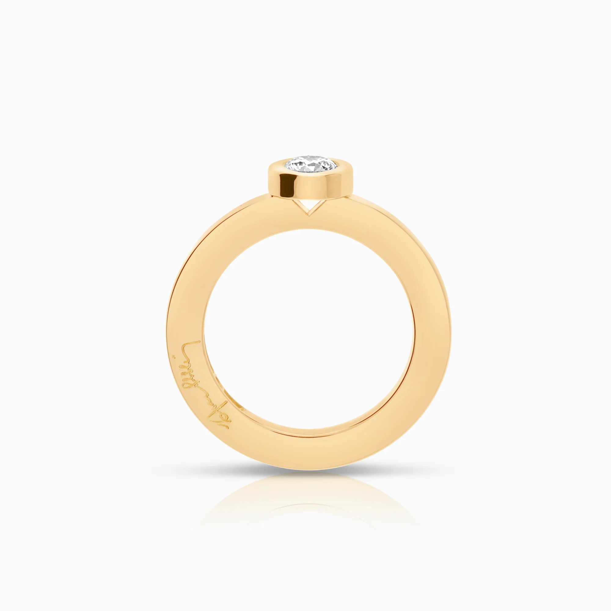 Efva Attling The Wedding Thin Ring 0.30ct 18K gold - Image 3