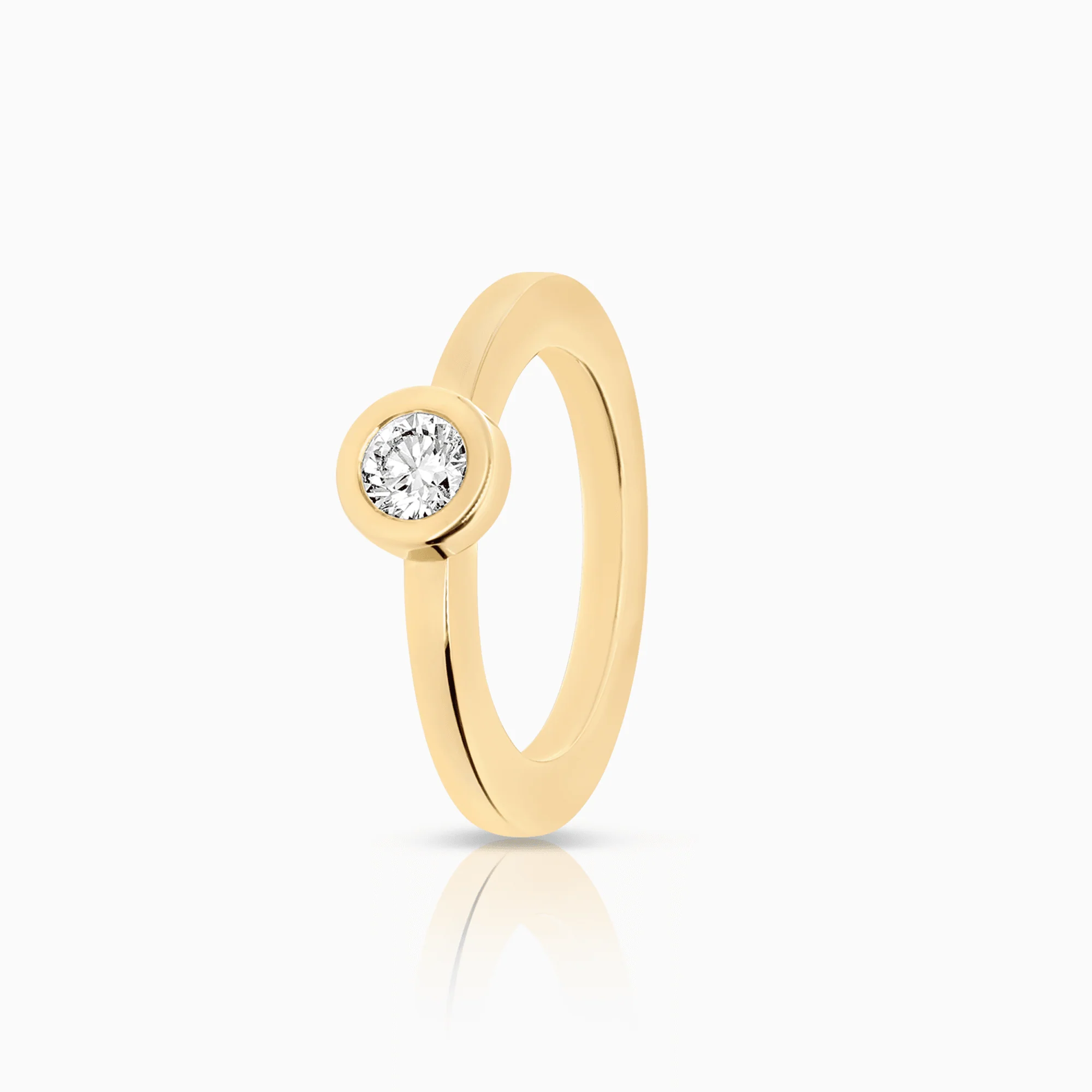 Efva Attling The Wedding Thin Ring 0.30ct 18K gold - Image 4
