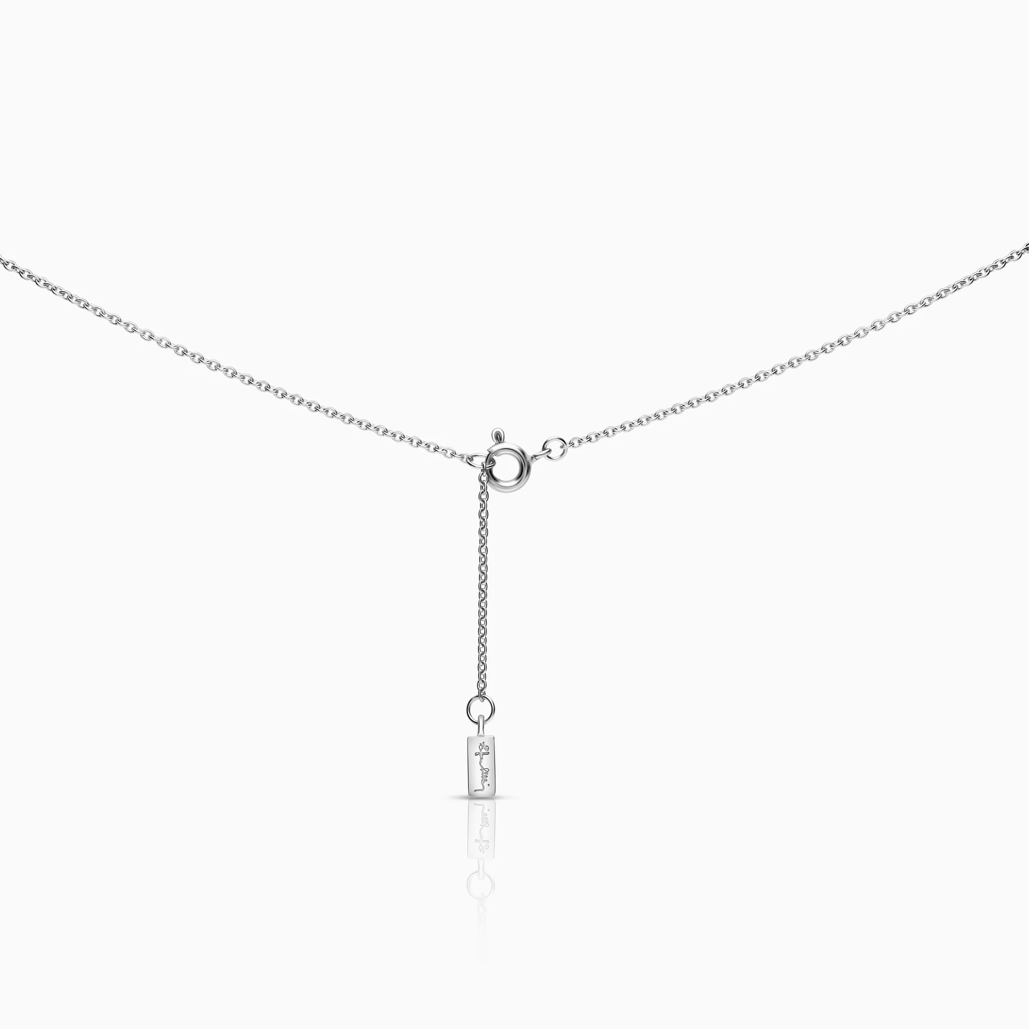 Efva Attling You & me necklace 0.07ct 18K white gold - Image 2