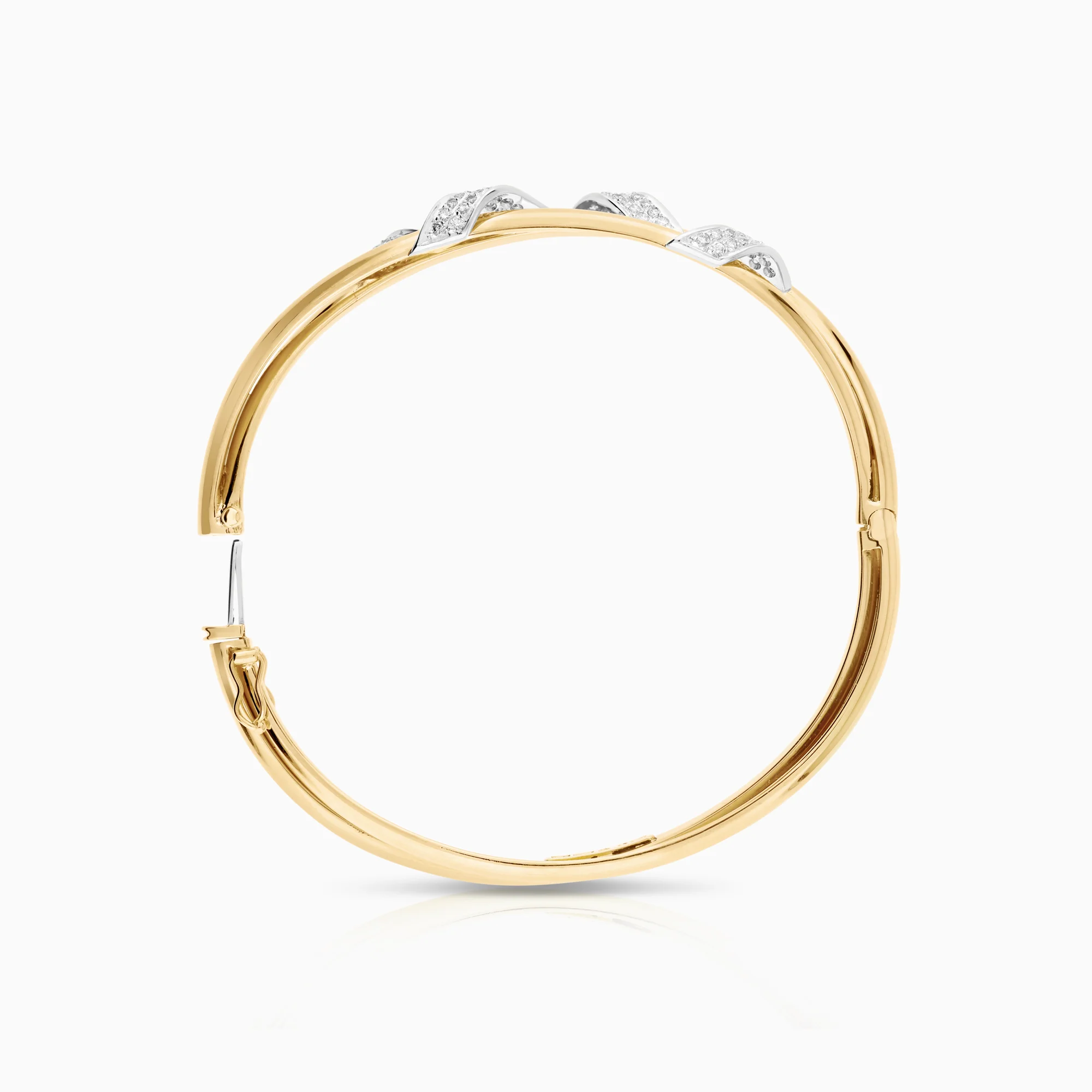 Engelbert bangle Serpentin diamonds 0.60ct 18K gold - Image 2