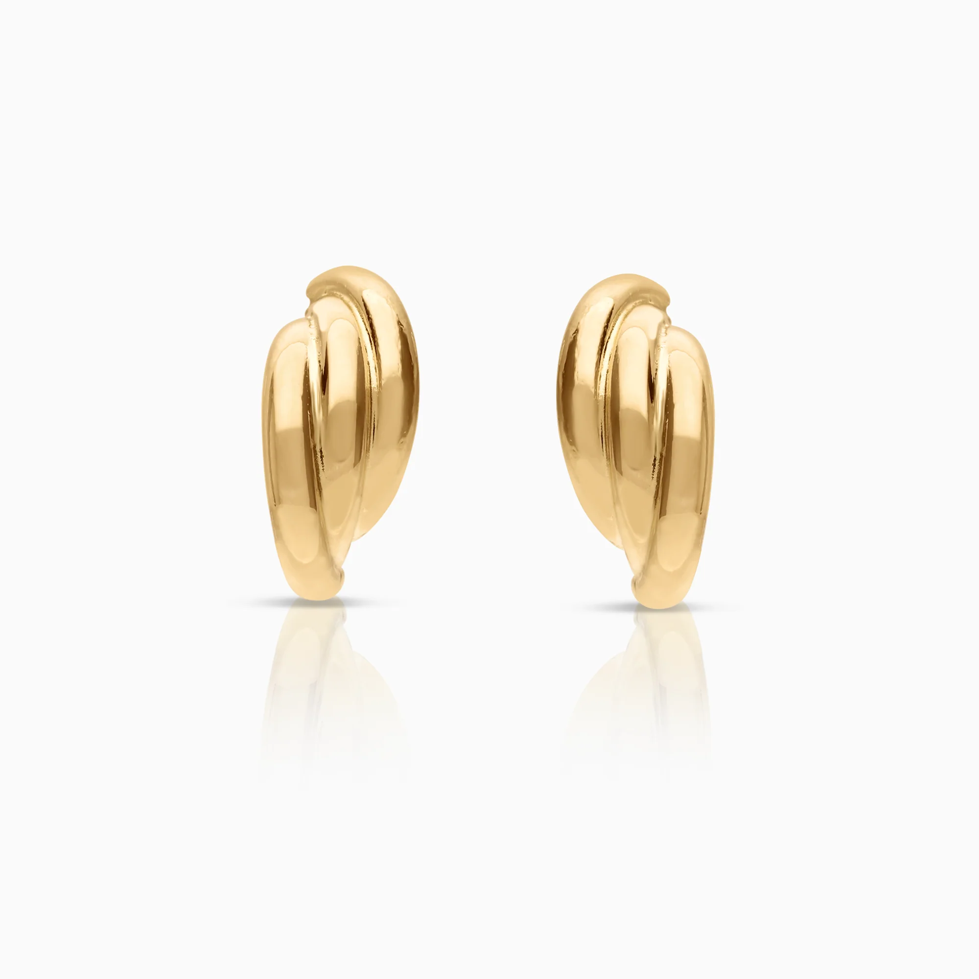 Gold earrings 1.79g 18K gold