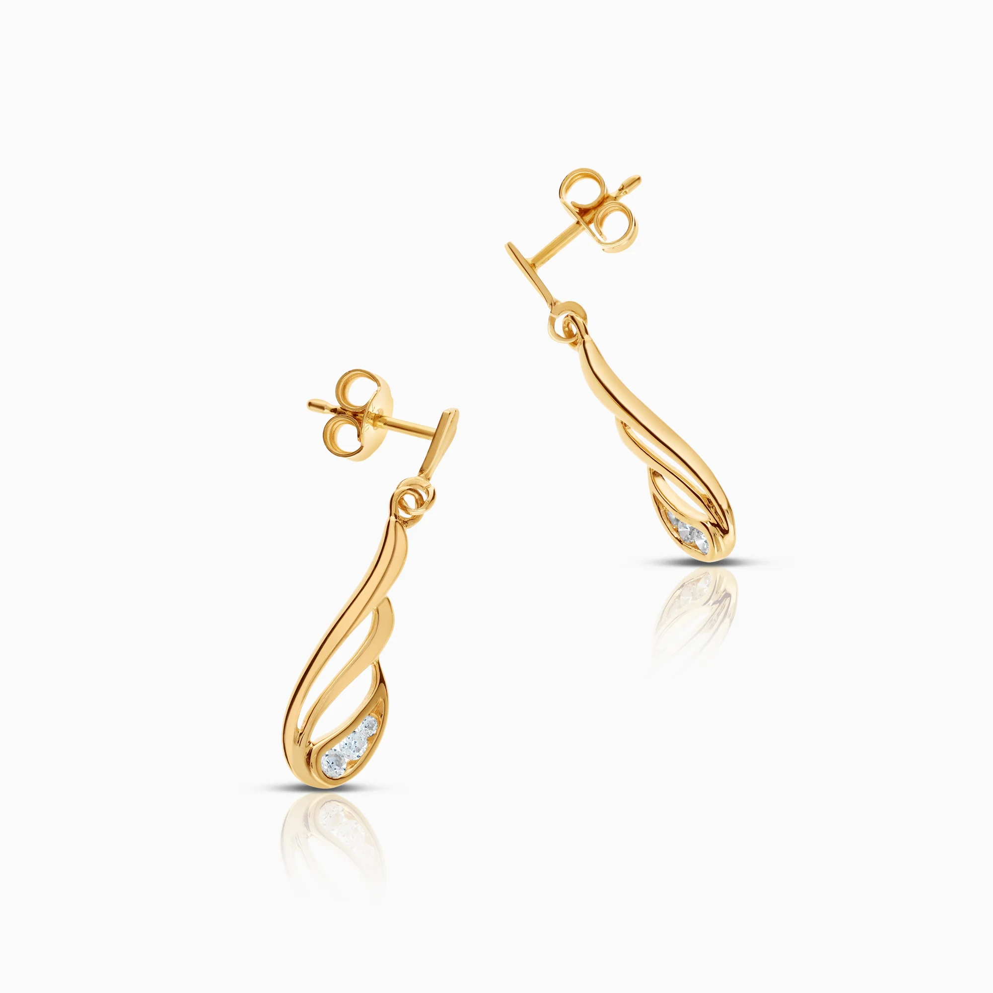 Gold earrings 2.50g 18K gold - Image 2