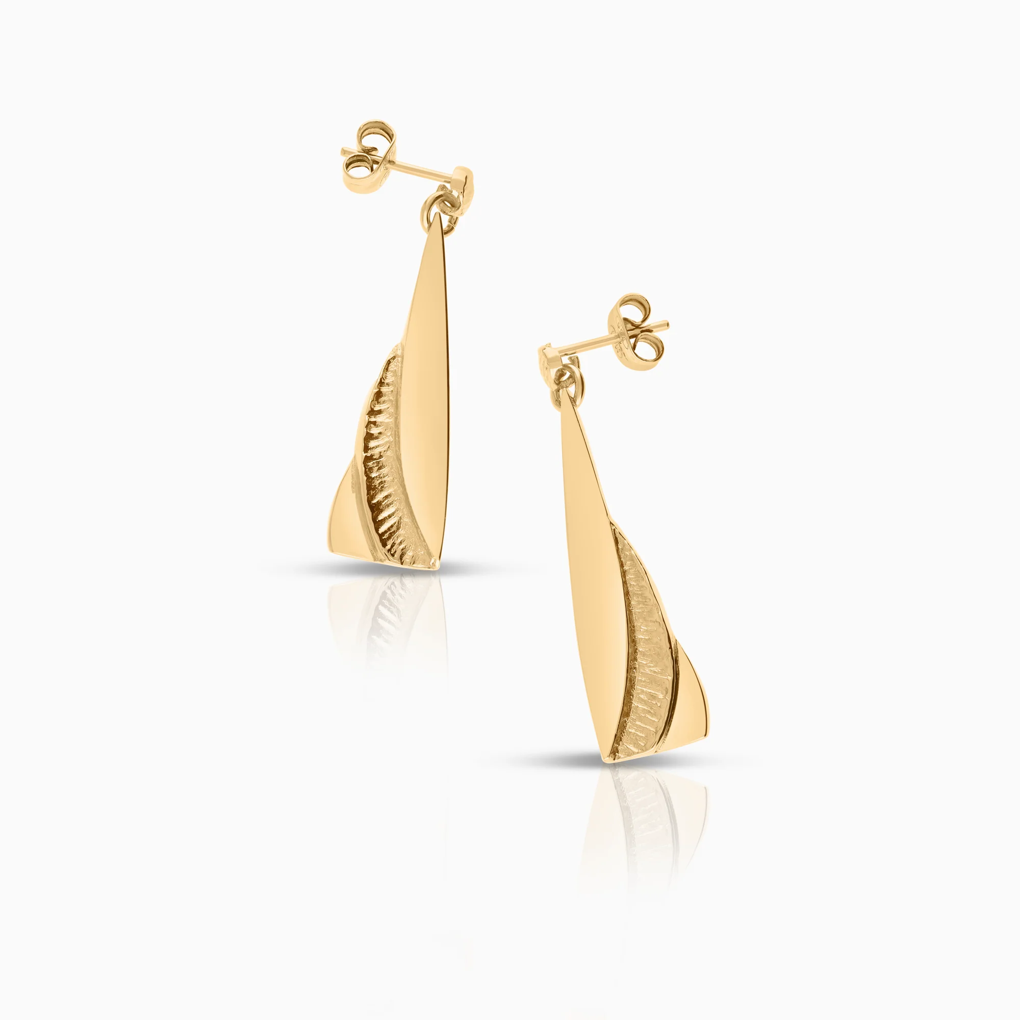 Gold earrings 4.46g 18K gold - Image 2