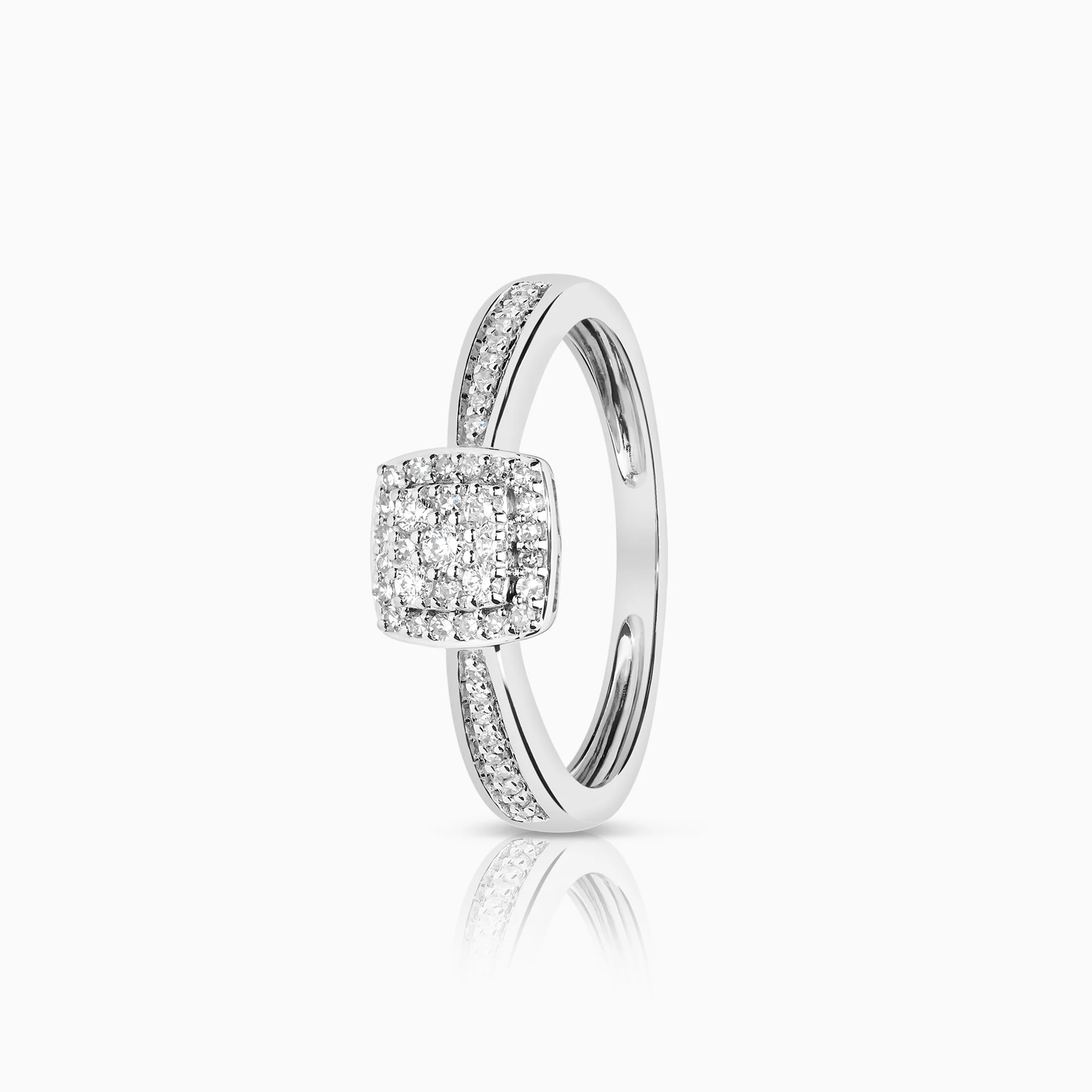 Diamond Ring 0.15ct 18K White Gold