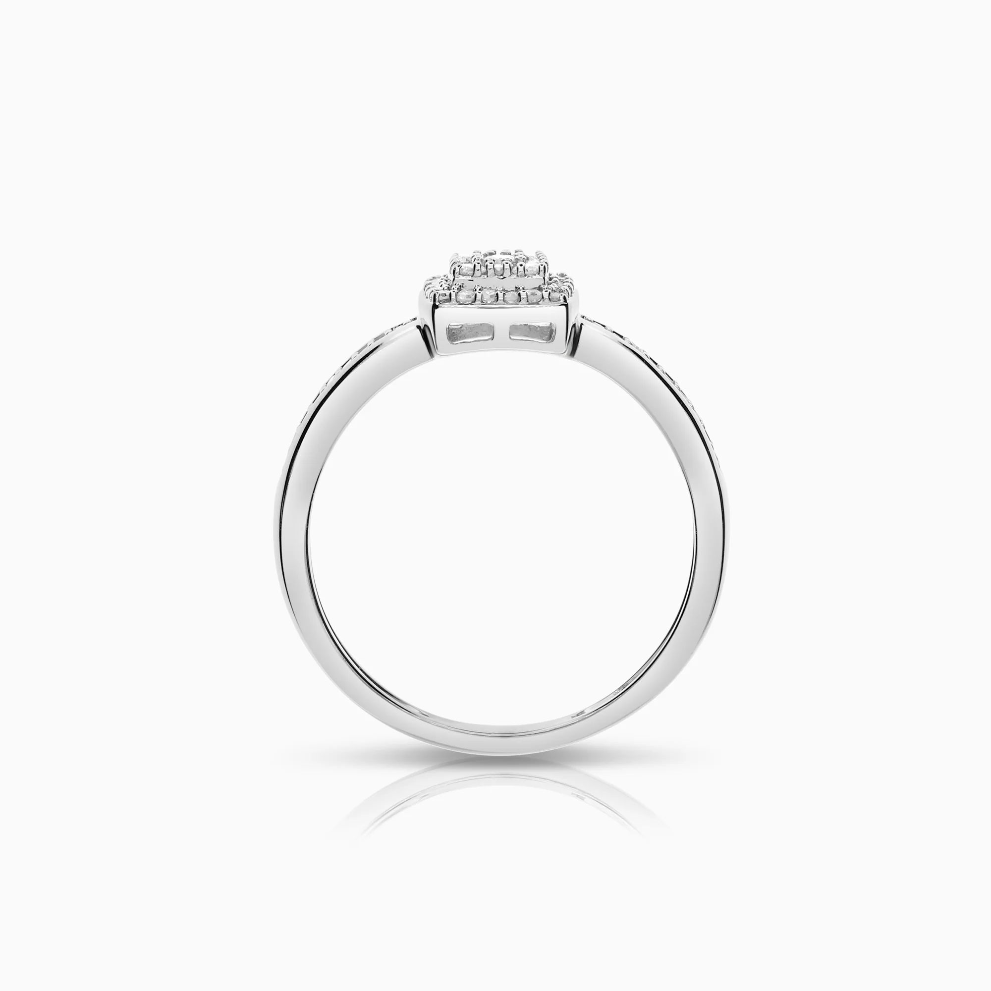 Diamond Ring 0.15ct 18K White Gold - Image 2