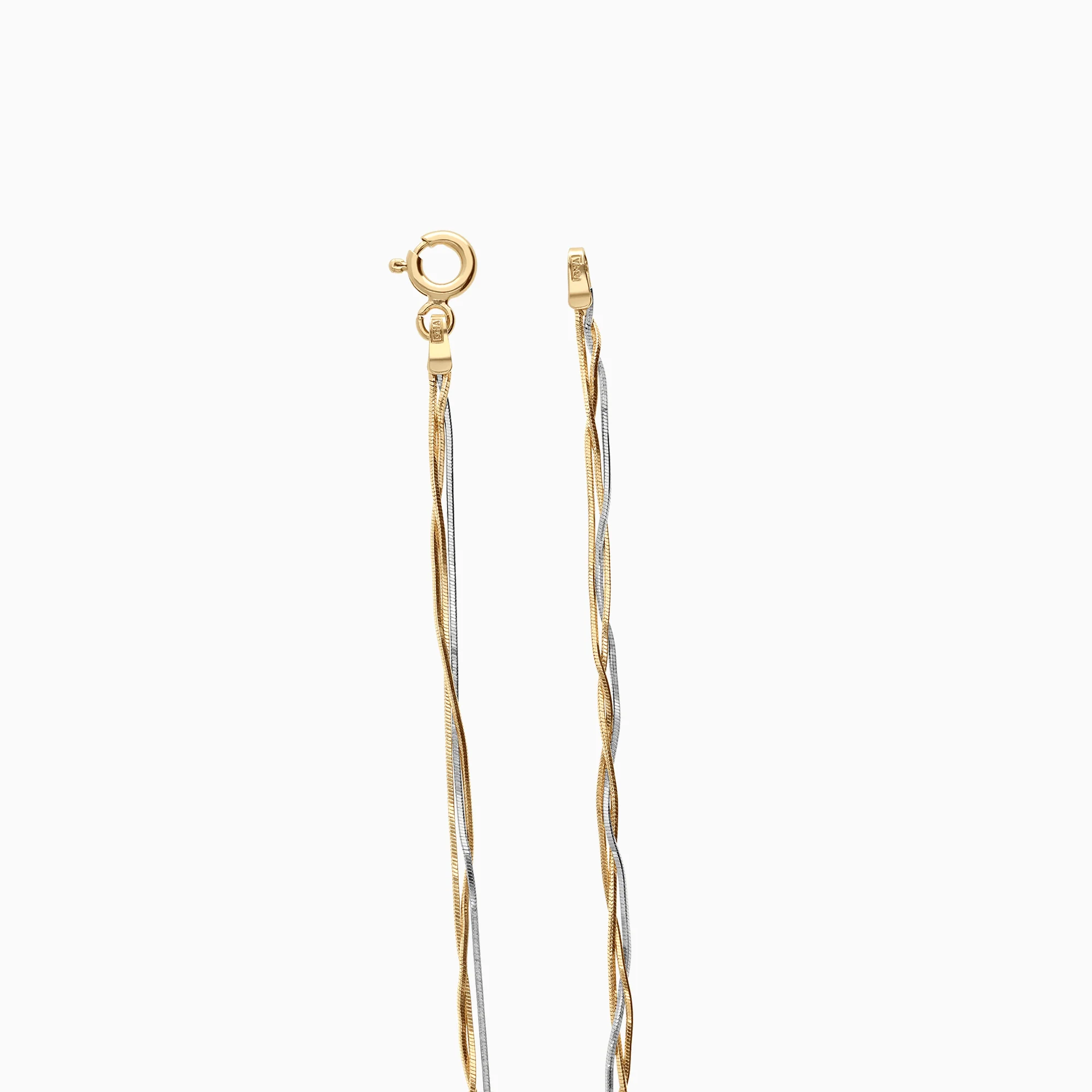 Fantasy link 2.55g 18K yellow/white gold - Image 2