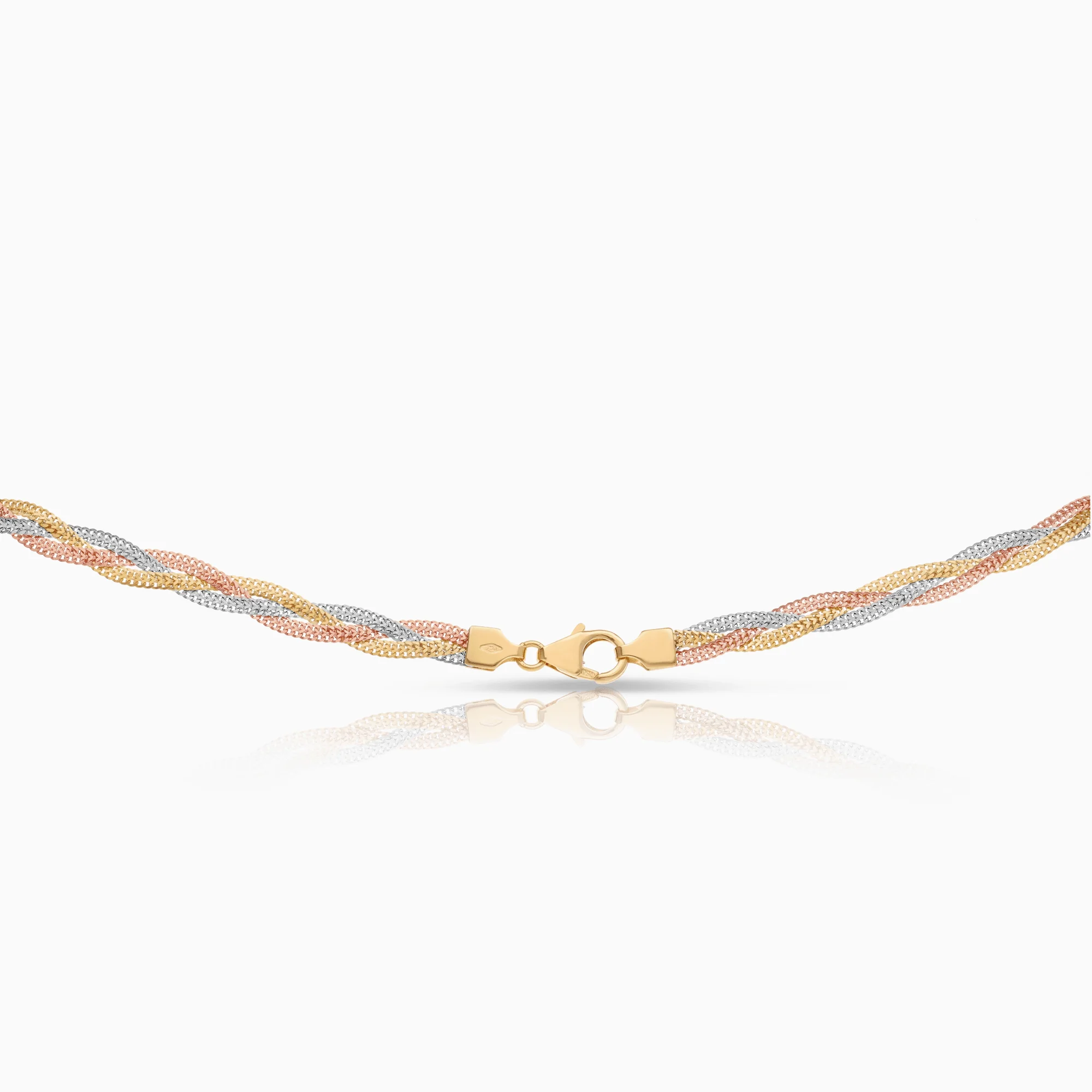 Fantasy link 9.57g 18K yellow/white/rose gold - Image 2