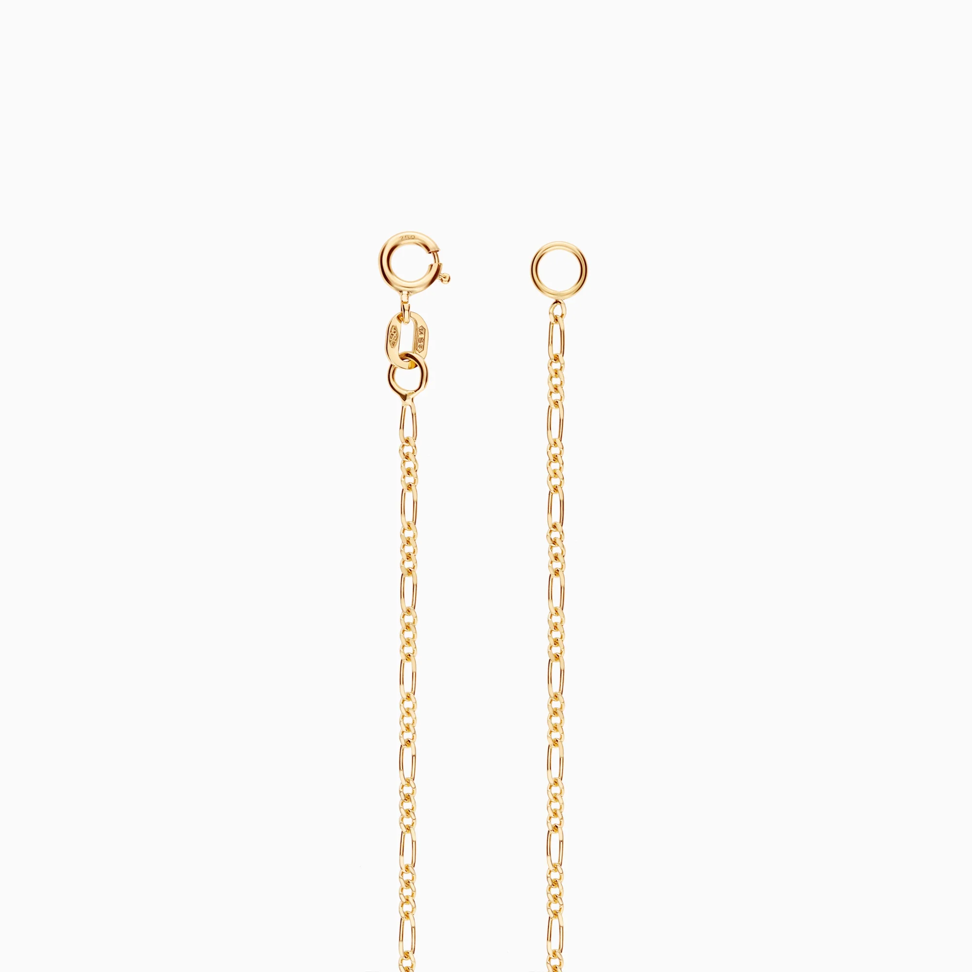 Figaro bracelet 0.85g 18K gold - Image 2