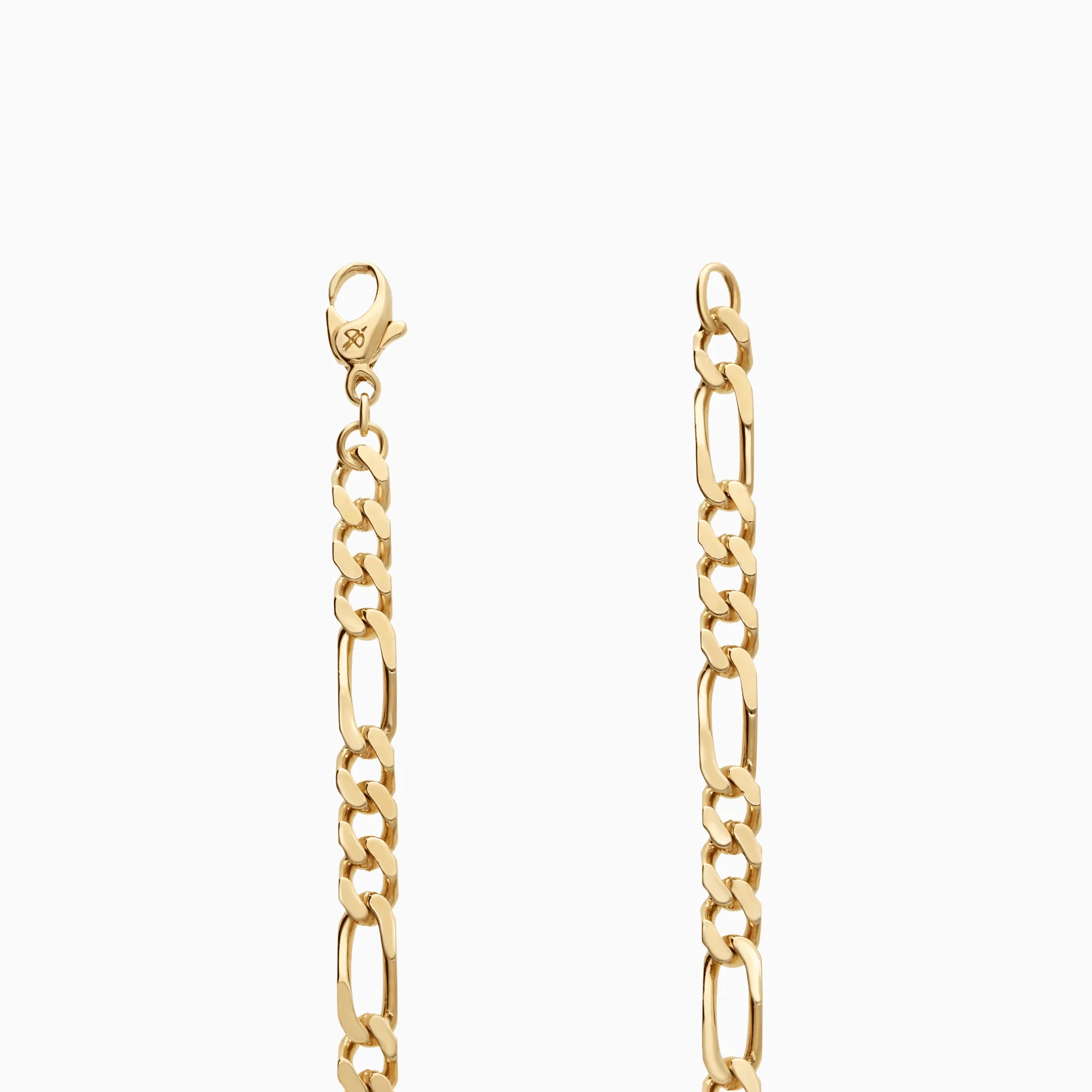 Figaro bracelet 14.32g 18K gold - Image 2