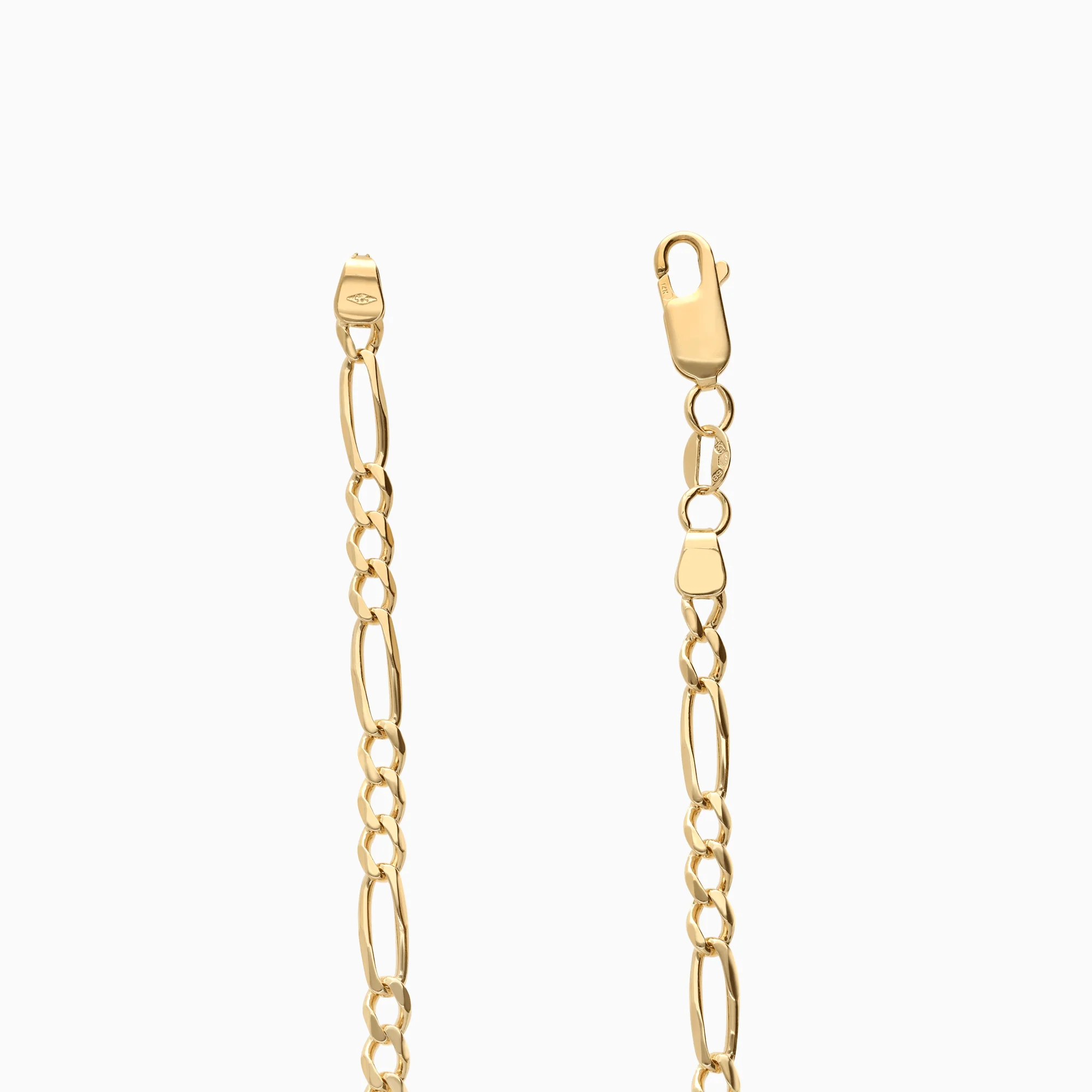 Figaro bracelet 4.86g 14K gold - Image 2