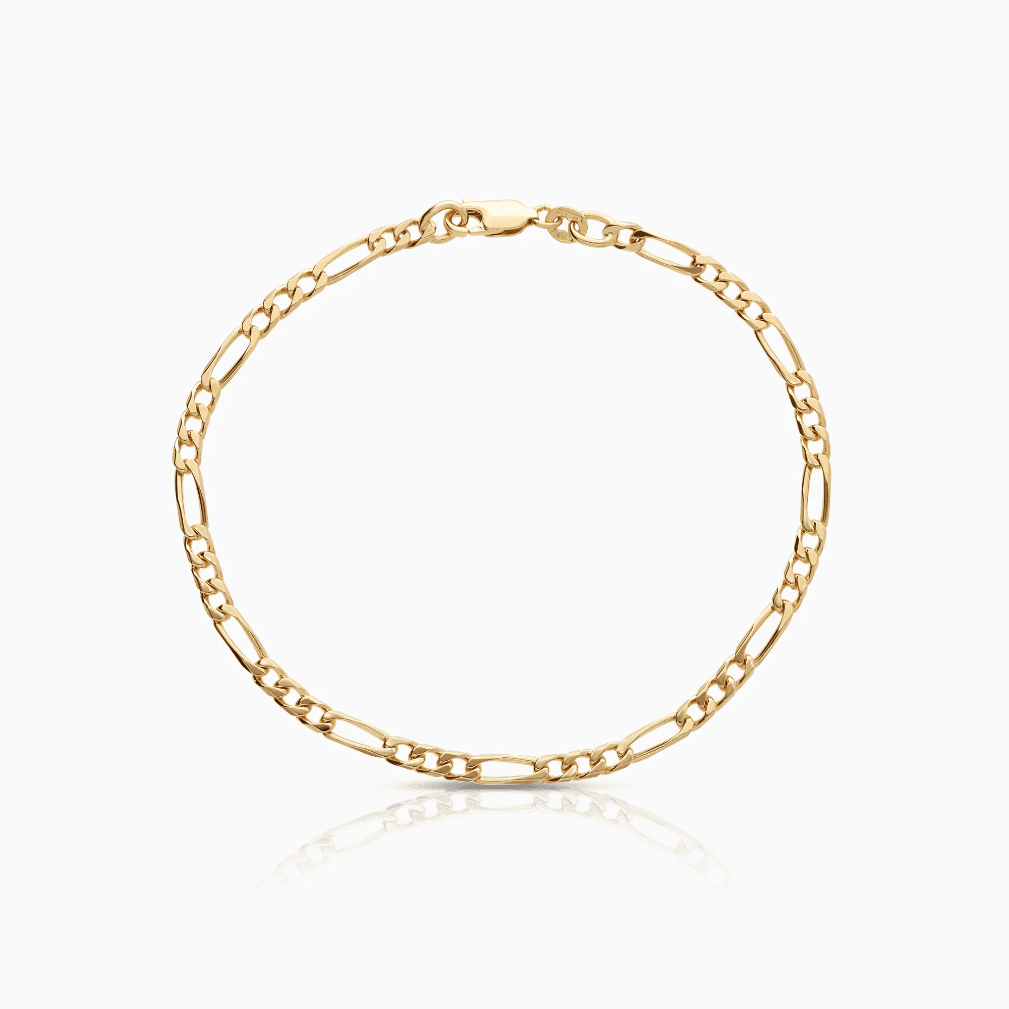 Figaro bracelet 5.86g 18K gold