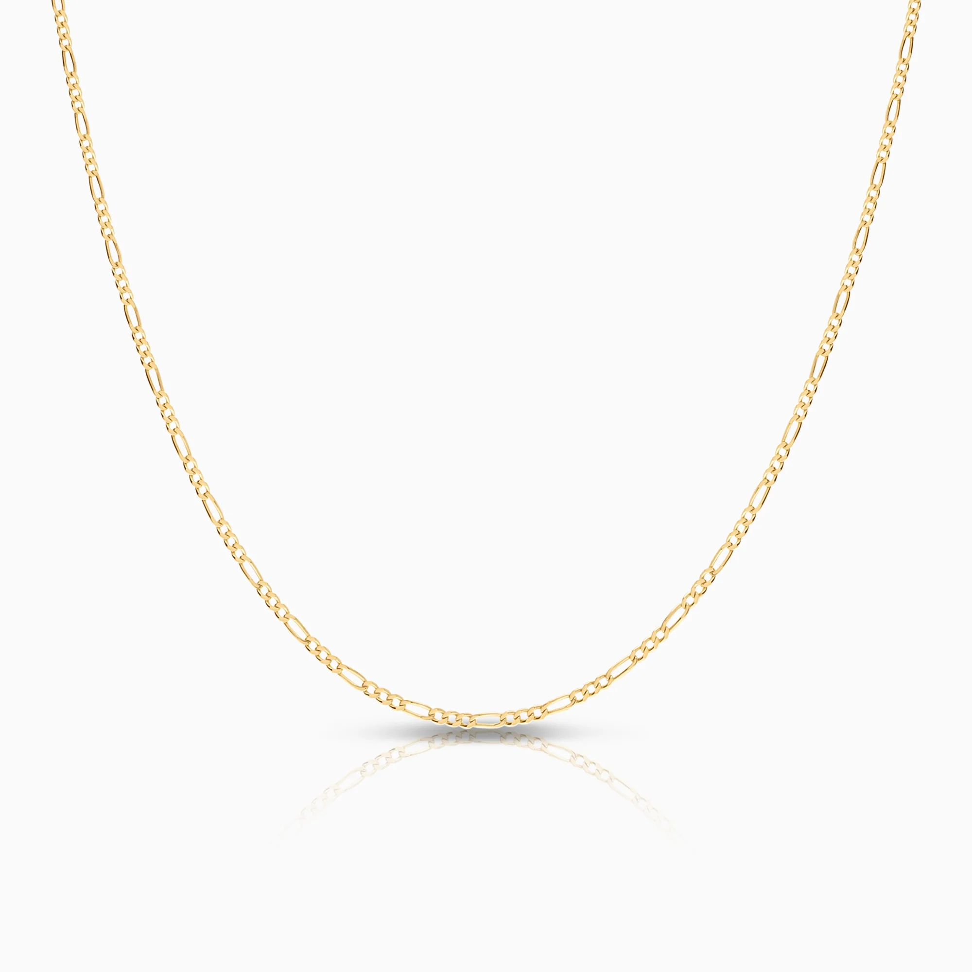Figaro necklace 1.74g 14K gold