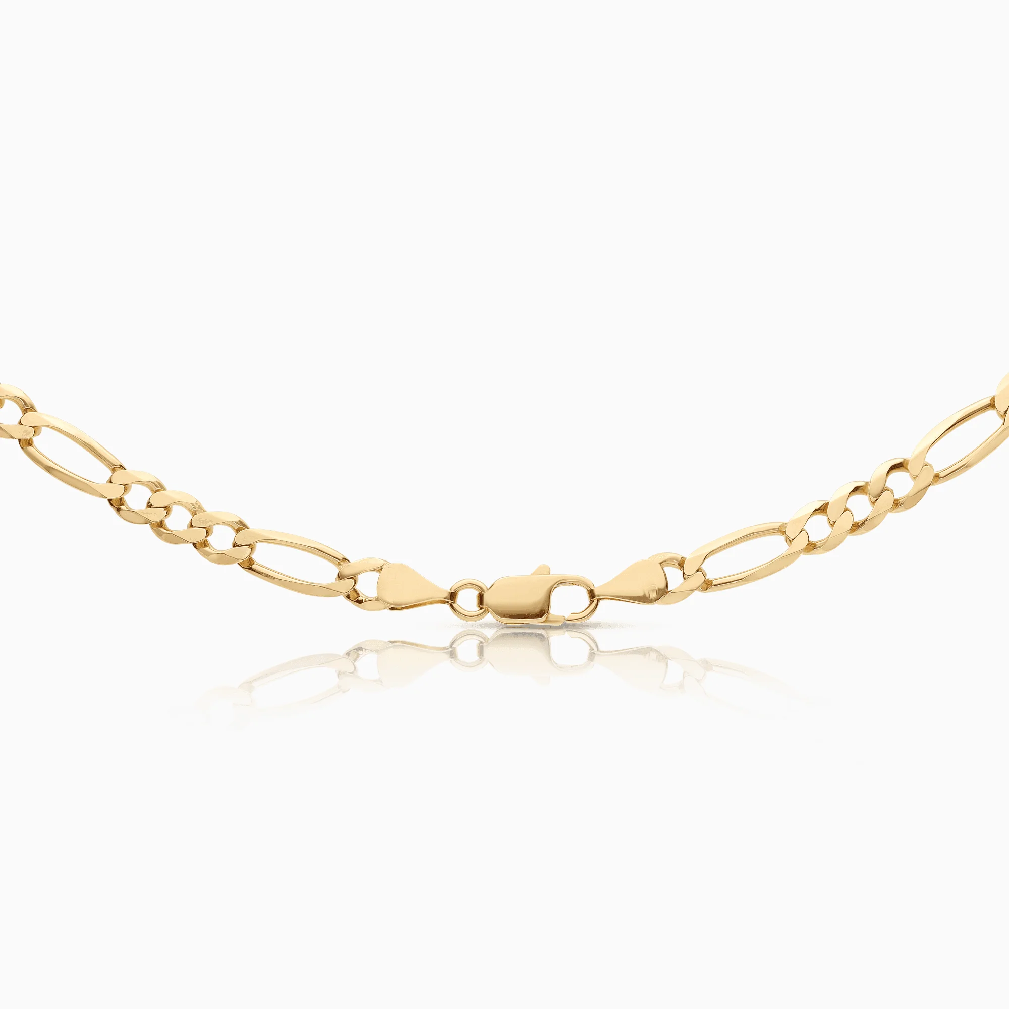 Figaro necklace 27.10g 14K gold - Image 2