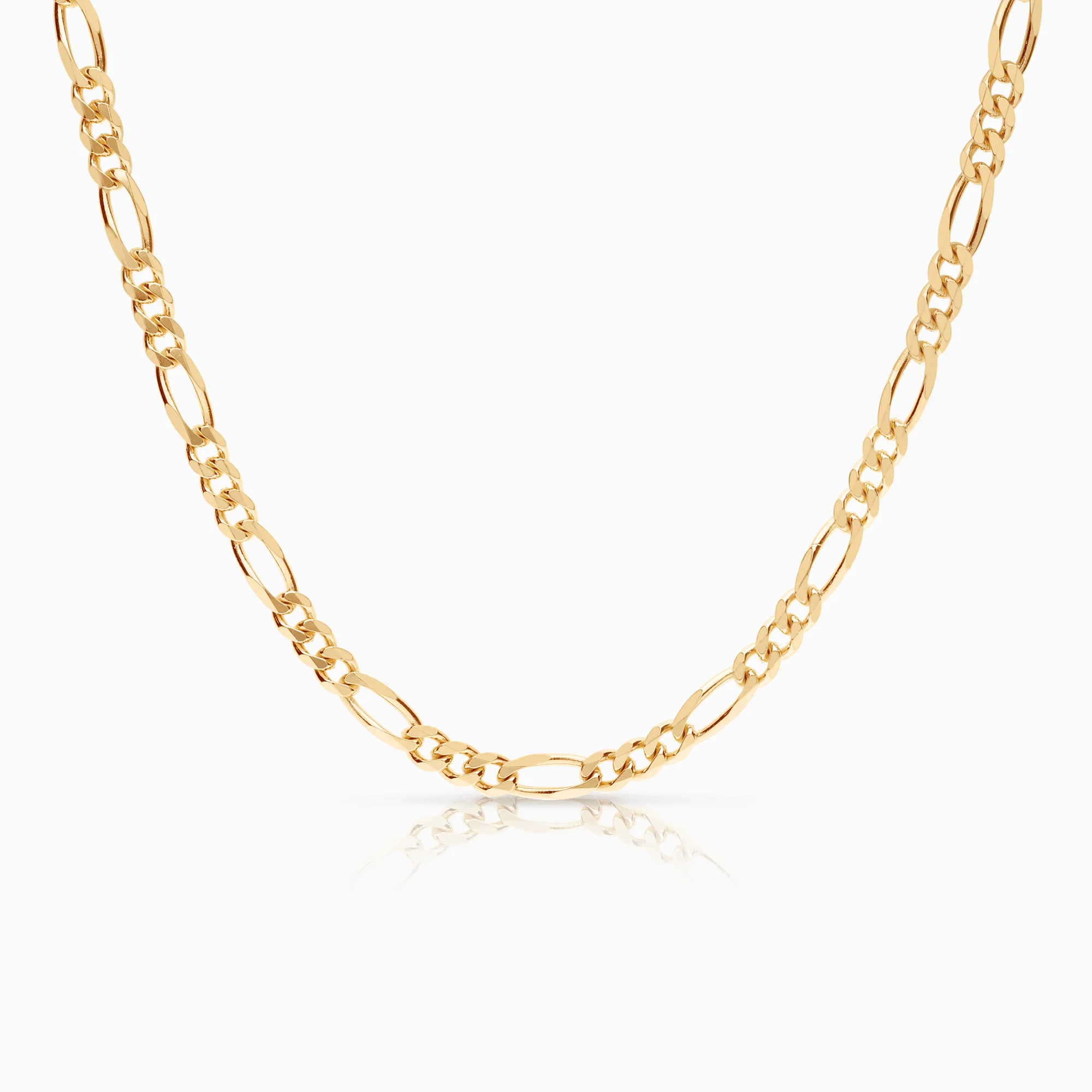 Figaro necklace 41.20g 18K gold