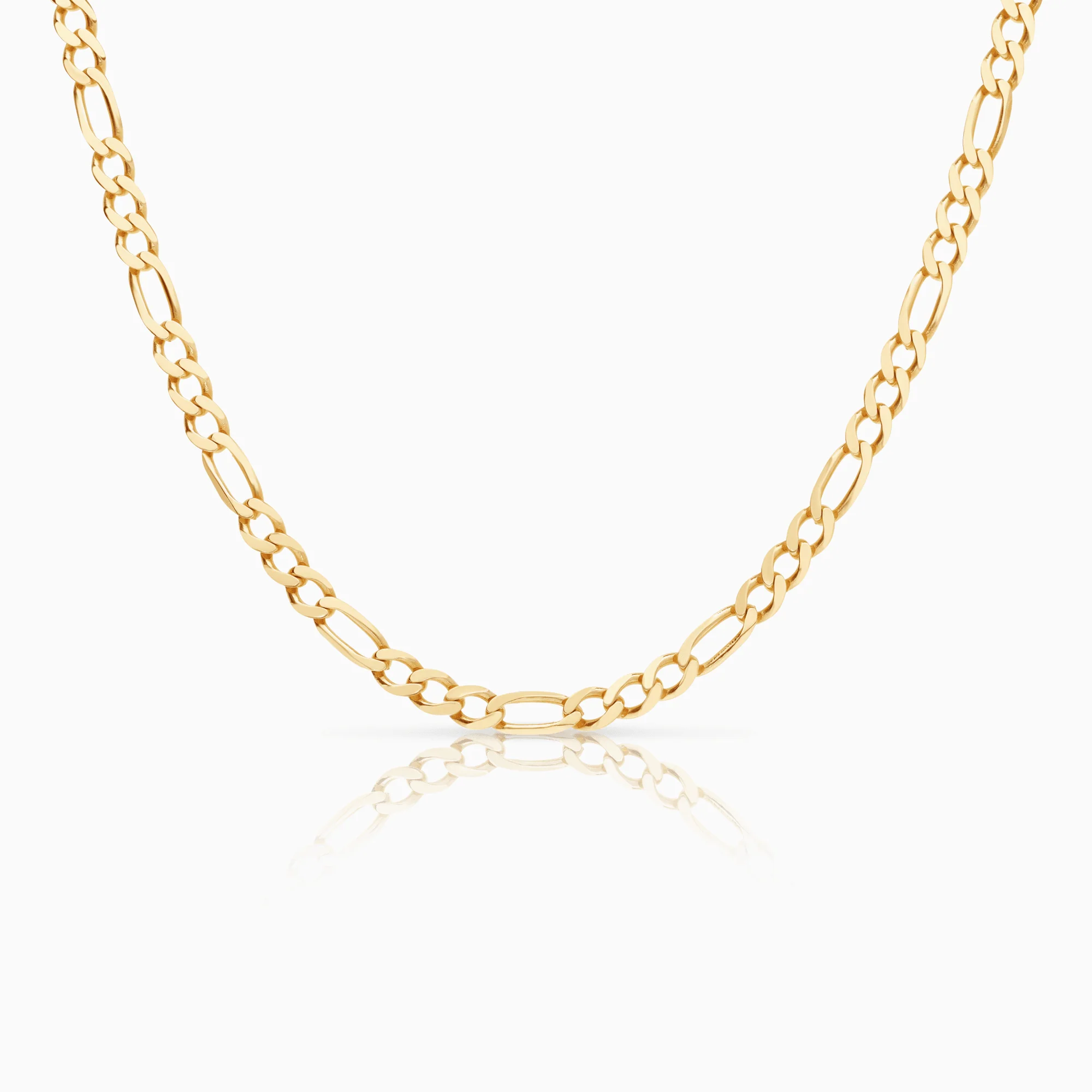 Figaro chain 23.01g 18K gold