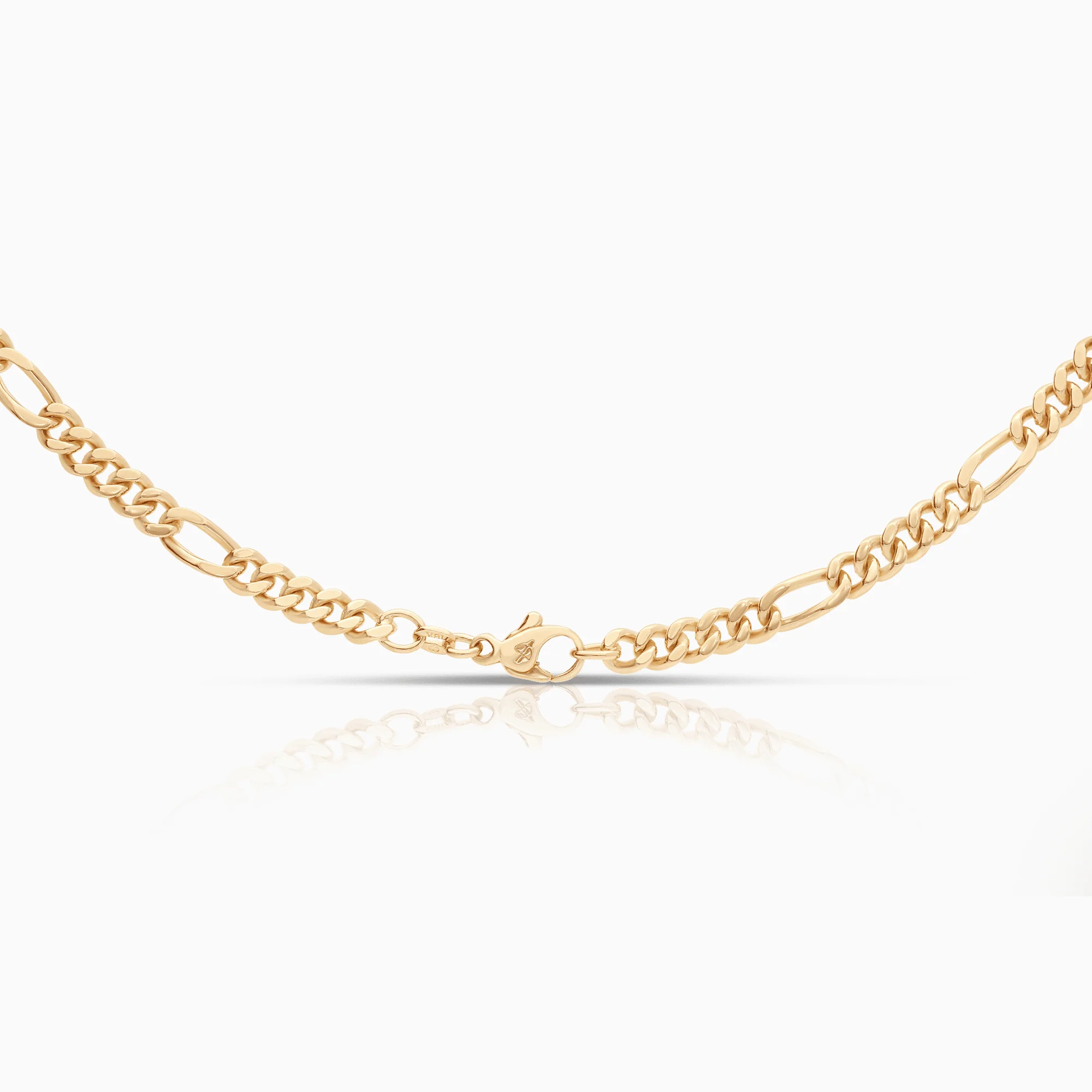 Figaro chain 38.56g 18K gold - Image 2