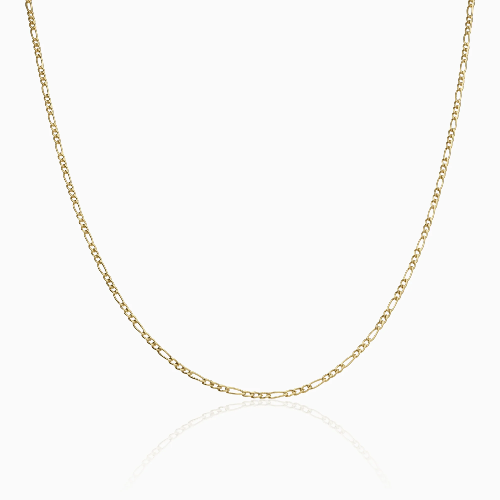 Figaro chain 46cm 14K gold
