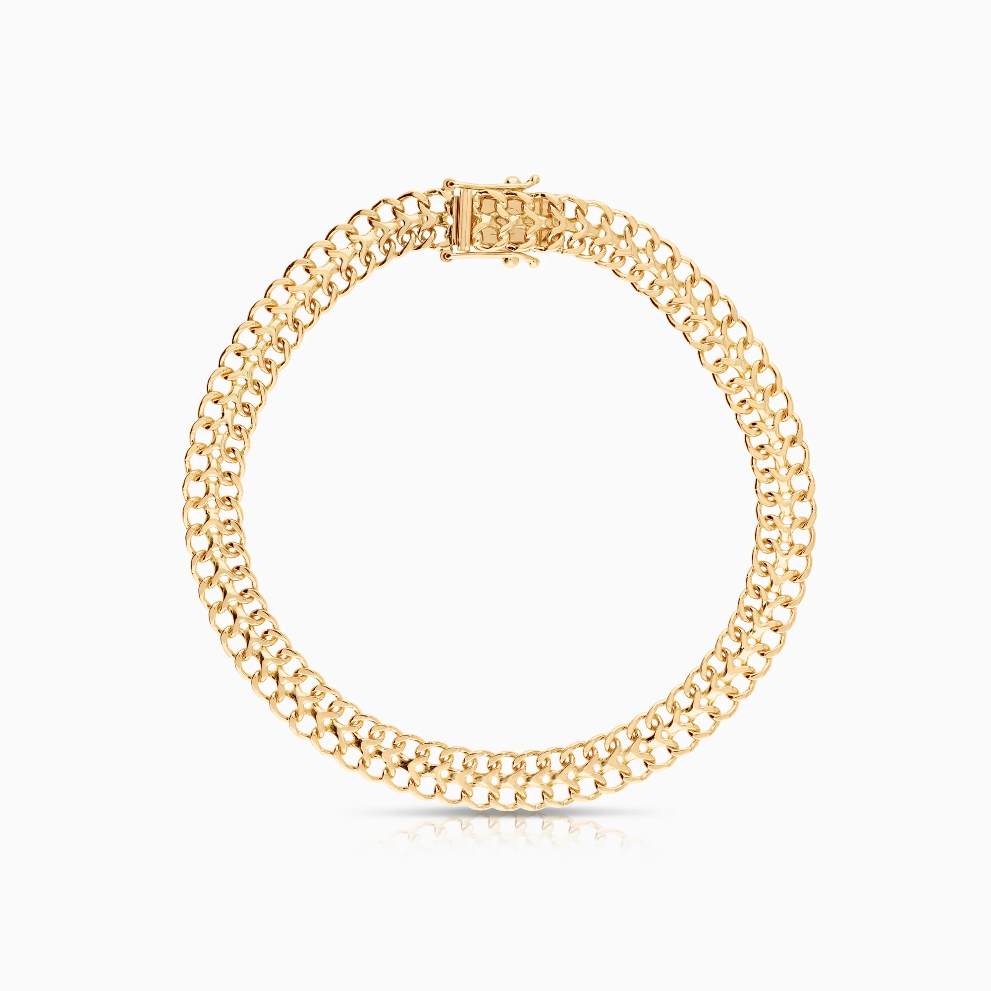 Herringbone bracelet 10.59g 18K gold