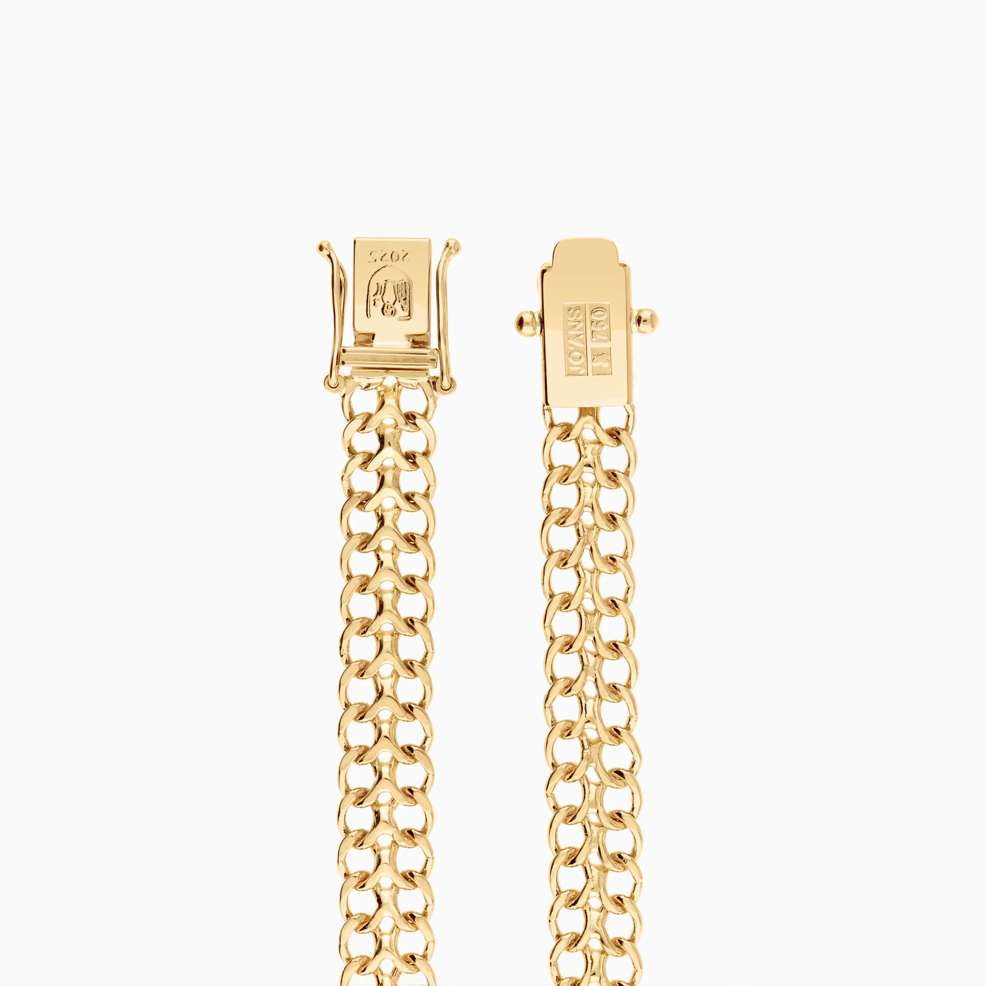 Herringbone bracelet 10.59g 18K gold - Image 2