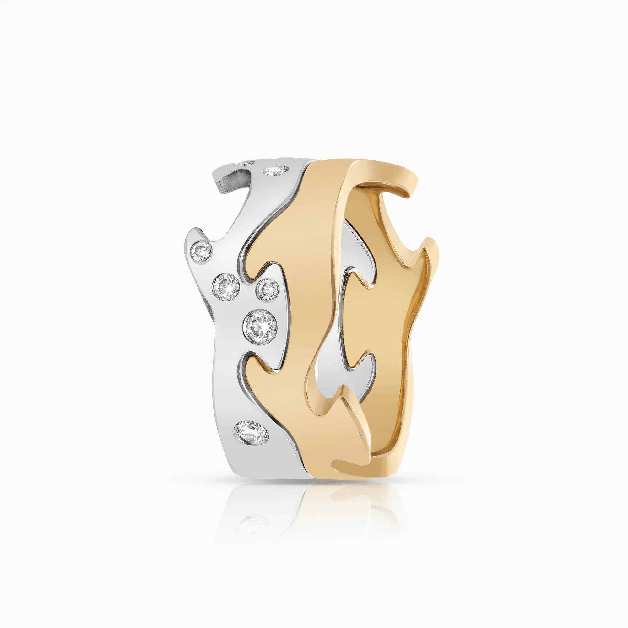 Georg Jensen Fusion ring 0.19ct 18K
