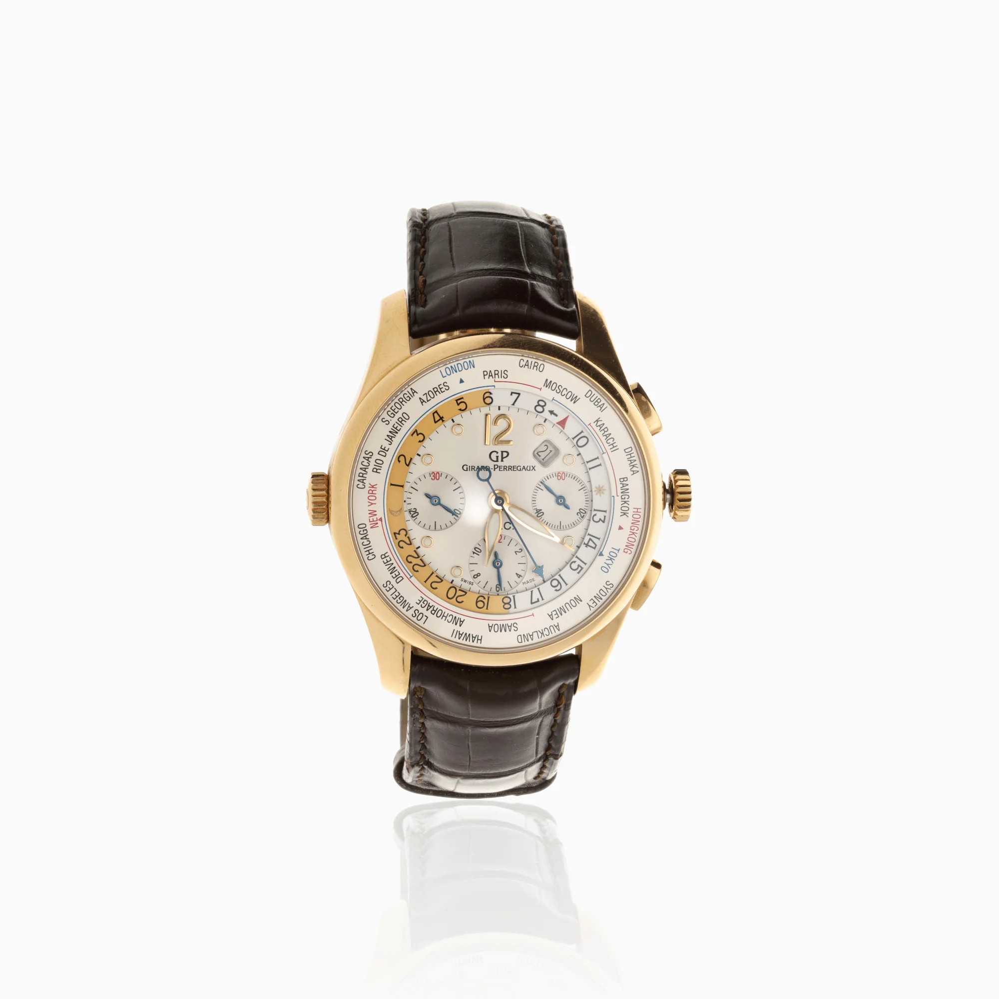 Girard Perregaux F.T.C World Time Chronograph