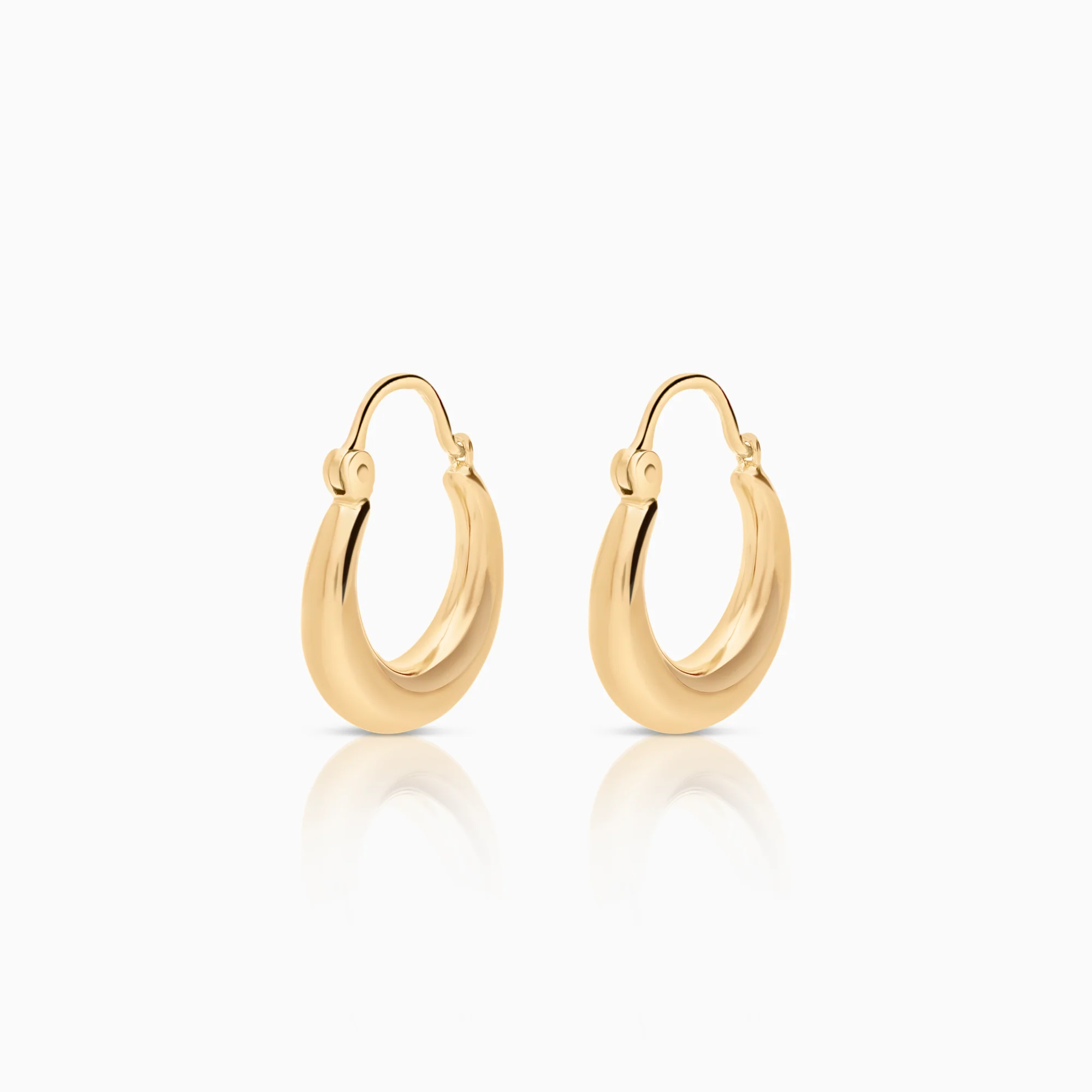 Gold Hoop earrings 2.05g 18K gold