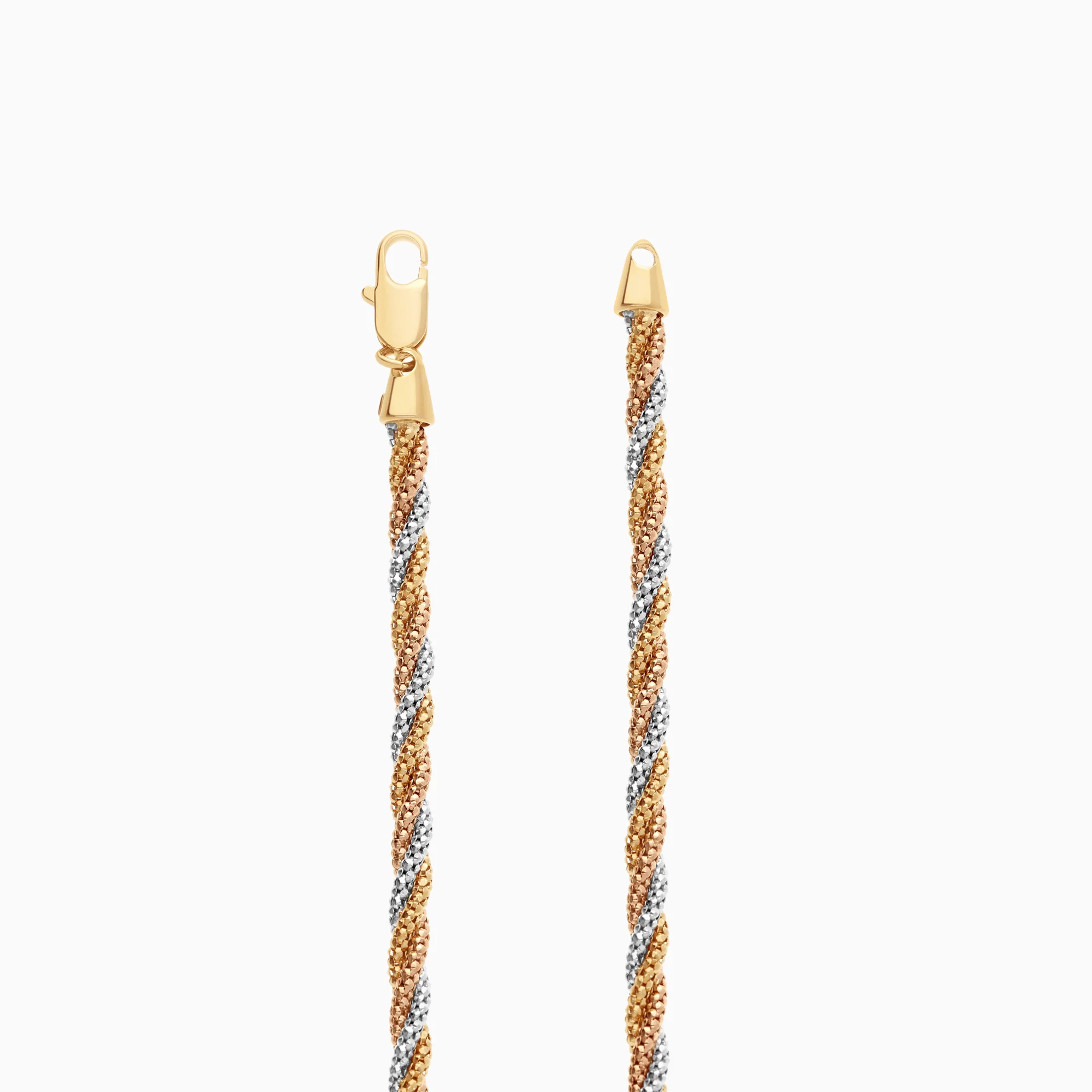 Fantasy gold bracelet 7.02g 18K yellow/white/rose gold - Image 2