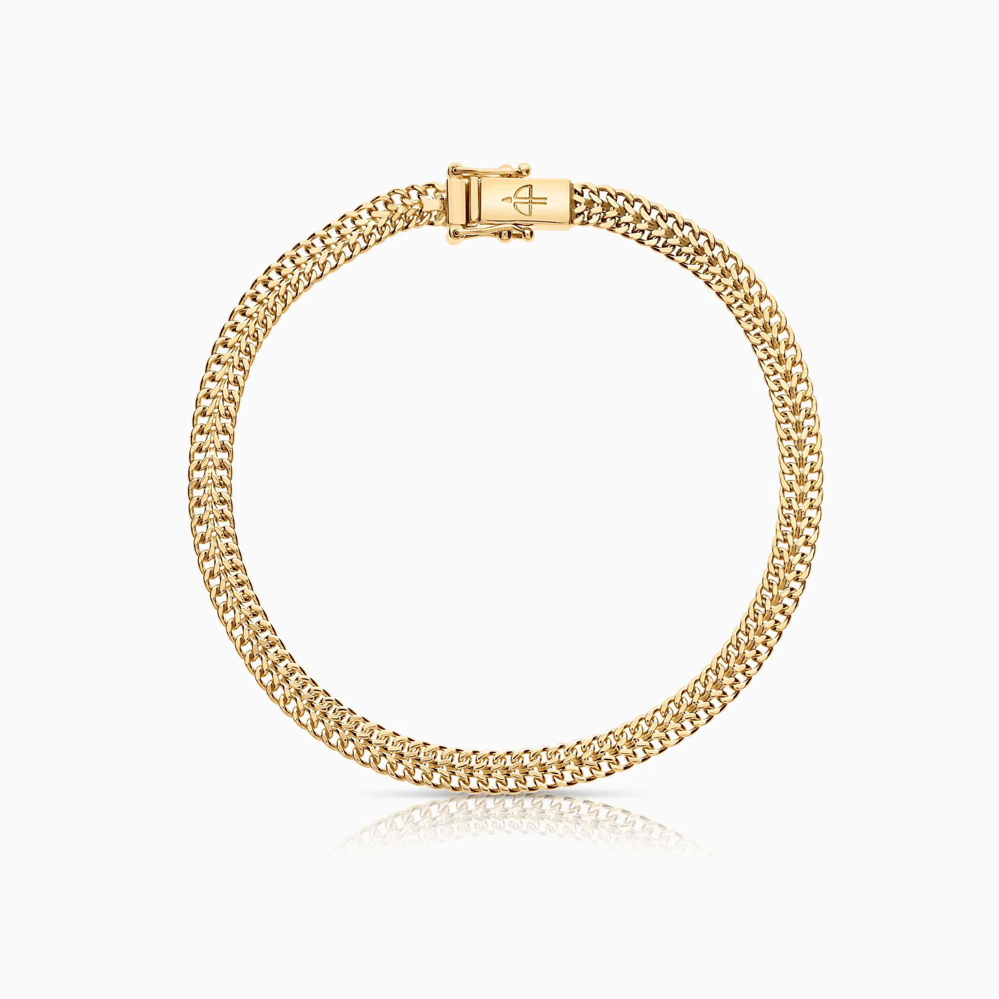 Gold bracelet herringbone 7.45g 18K gold