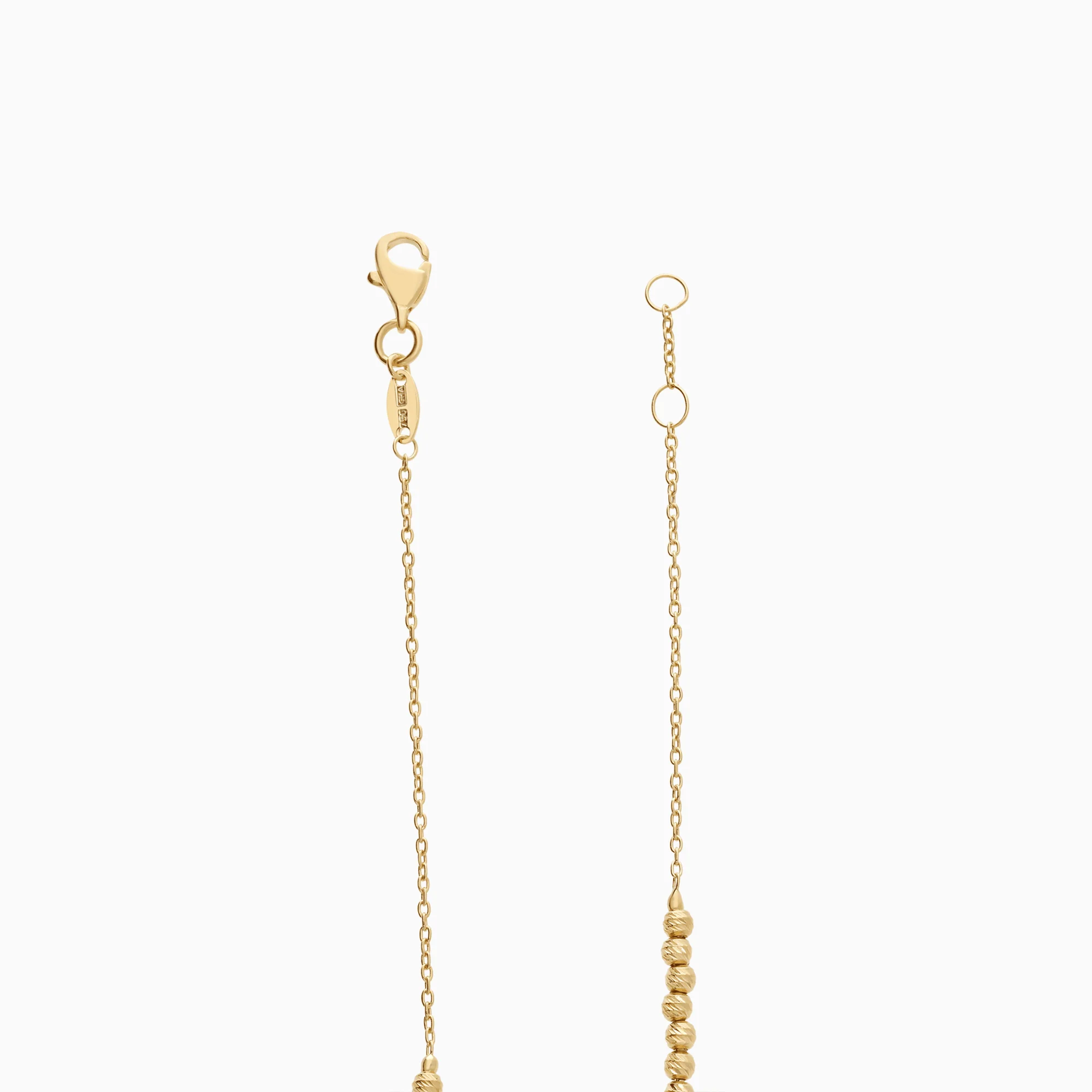 Gold bracelet with beads 2.70g 18K gold - Image 2