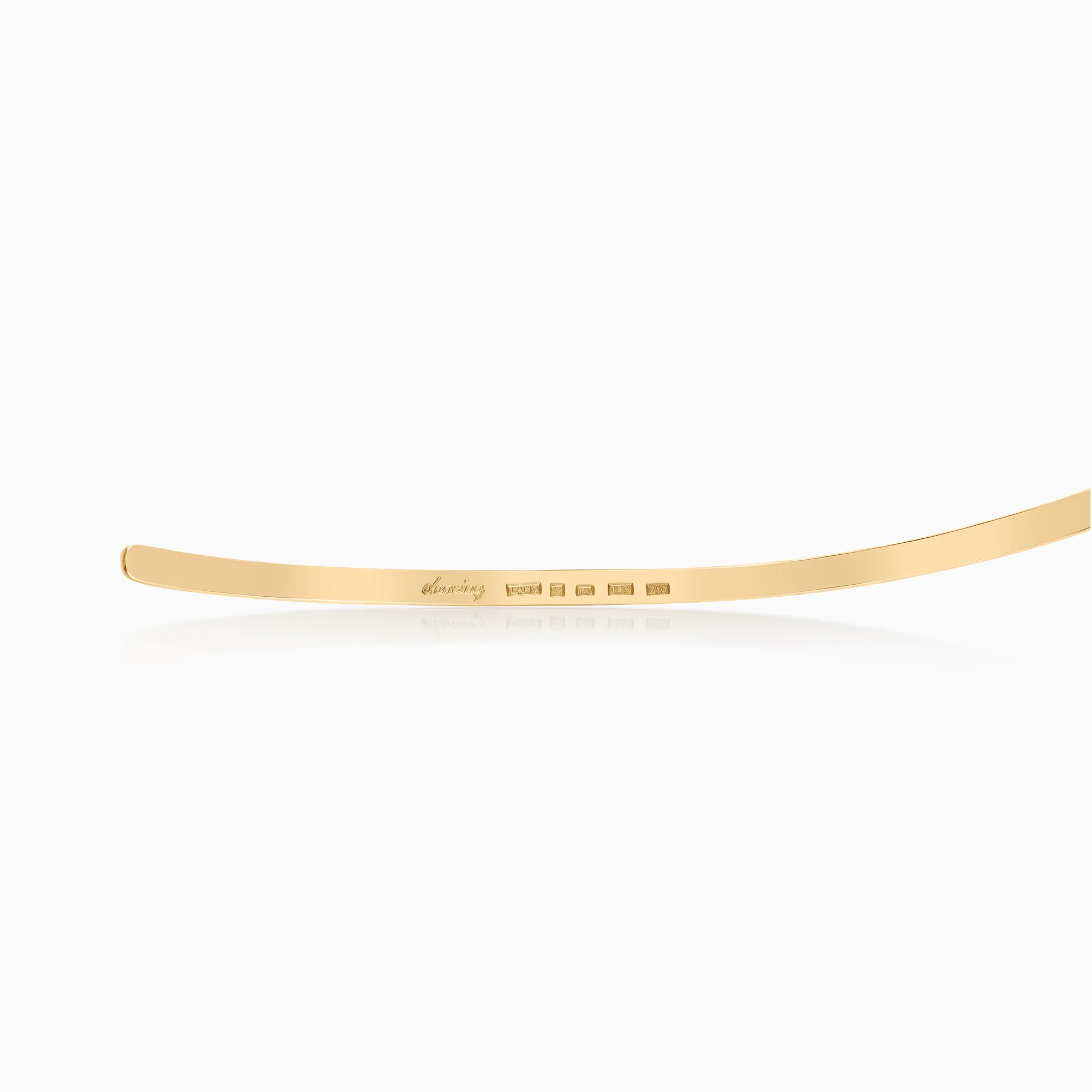 Gold collier 24.48g 18K gold - Image 2