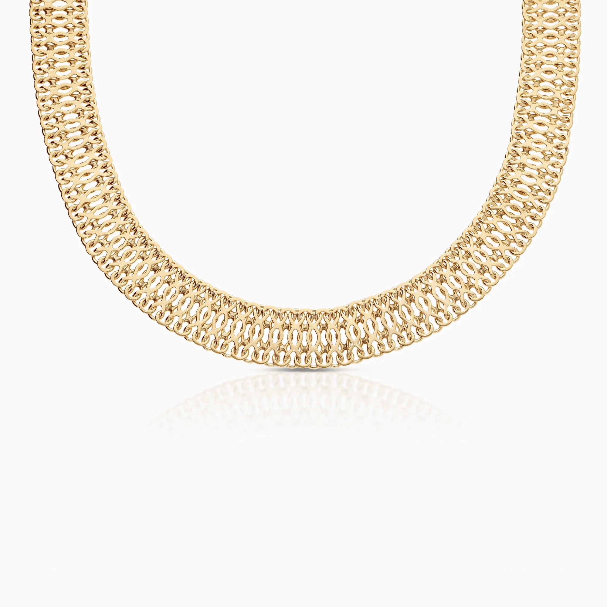 Gold collier 53.58g 18K gold