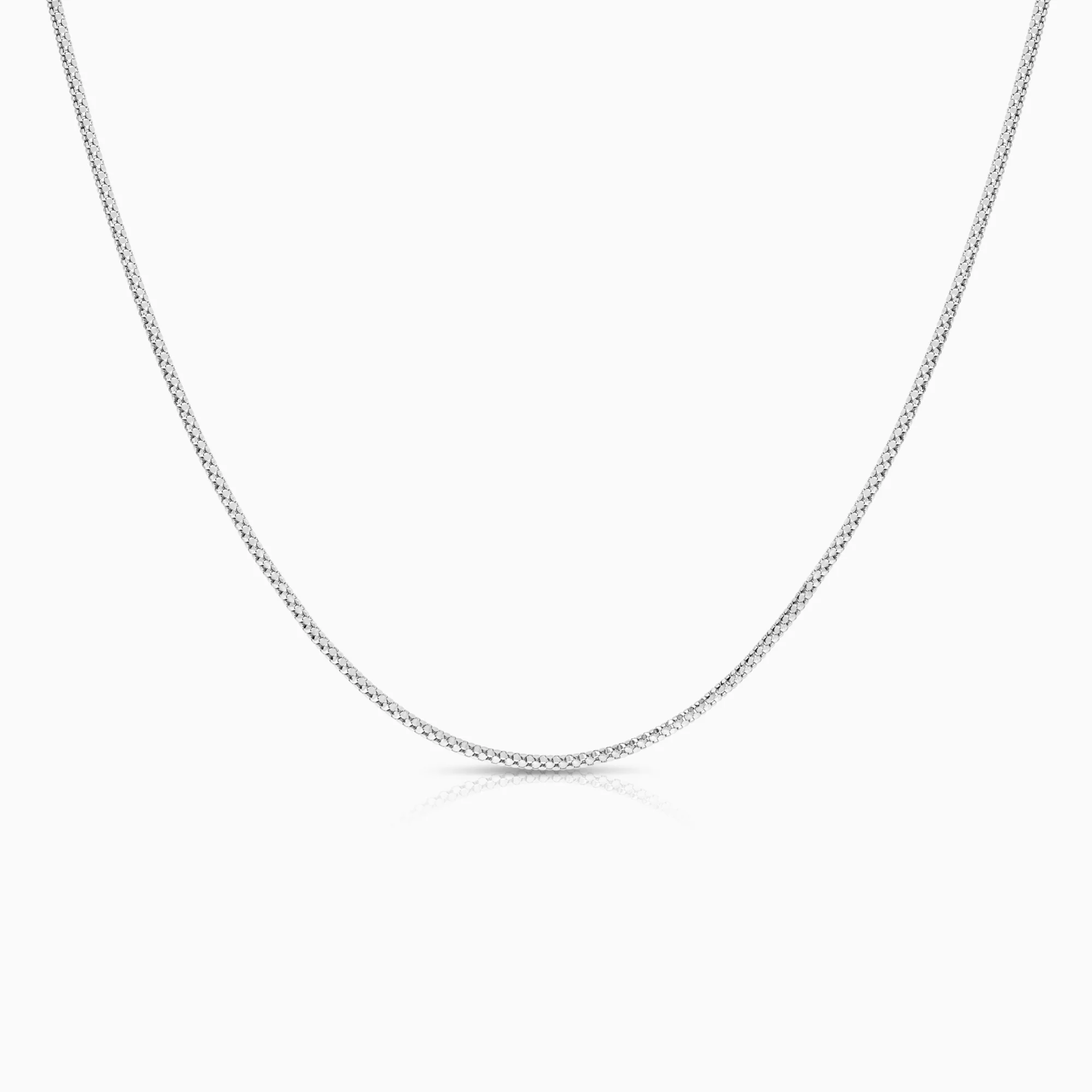 Gold necklace 3.52g 18K white gold
