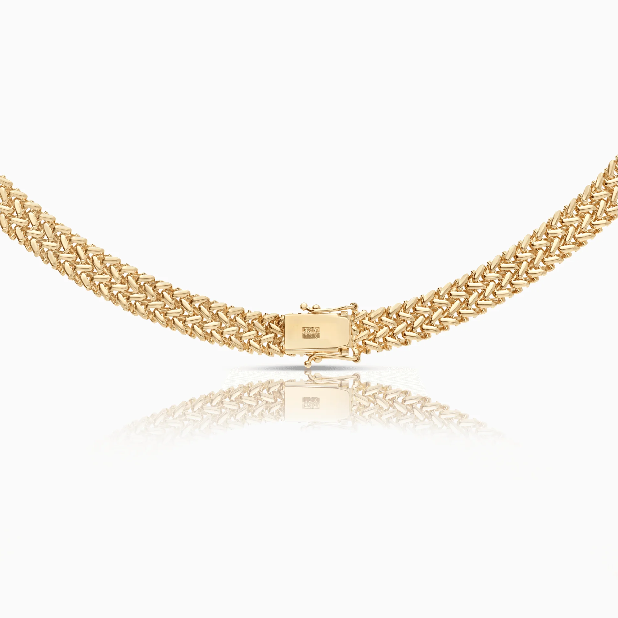 Gold necklace 35.54g 18K gold - Image 2