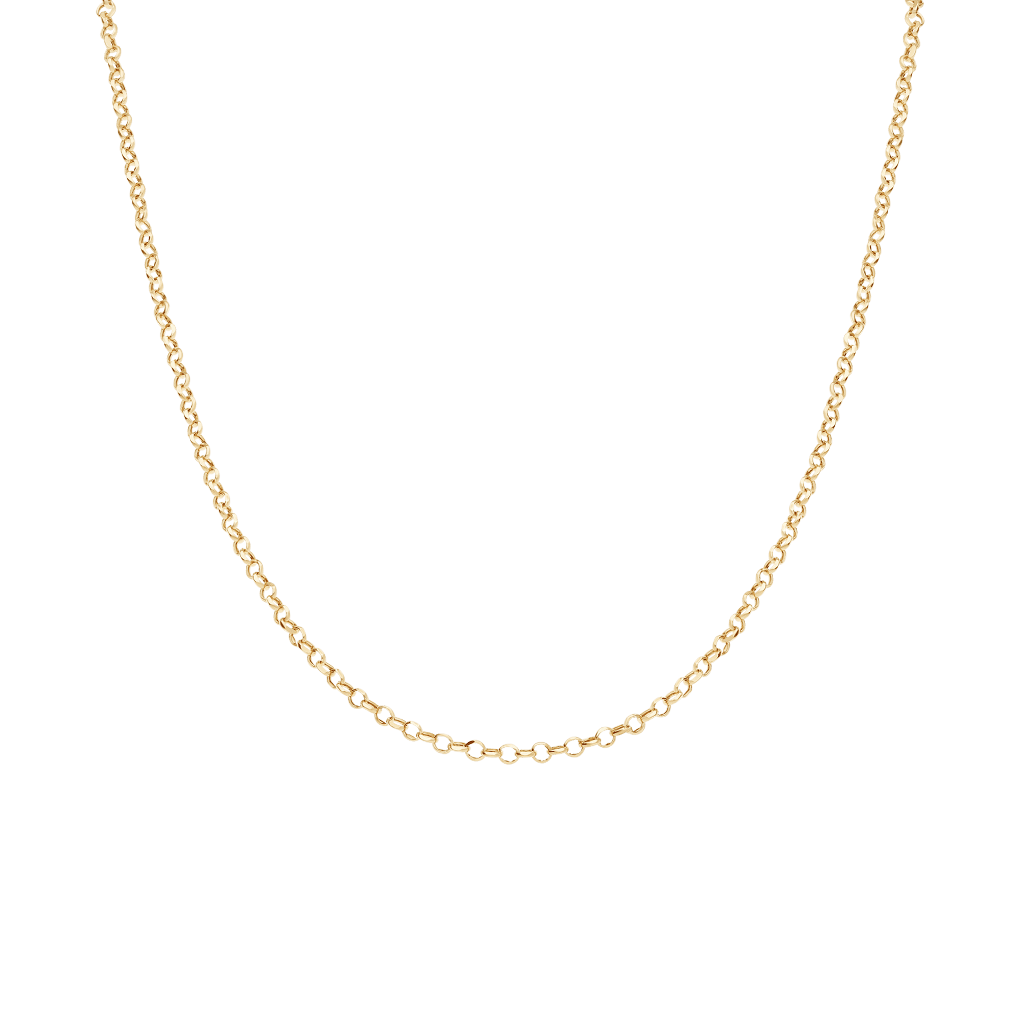 Gold necklace 39cm 18K gold - Image 2