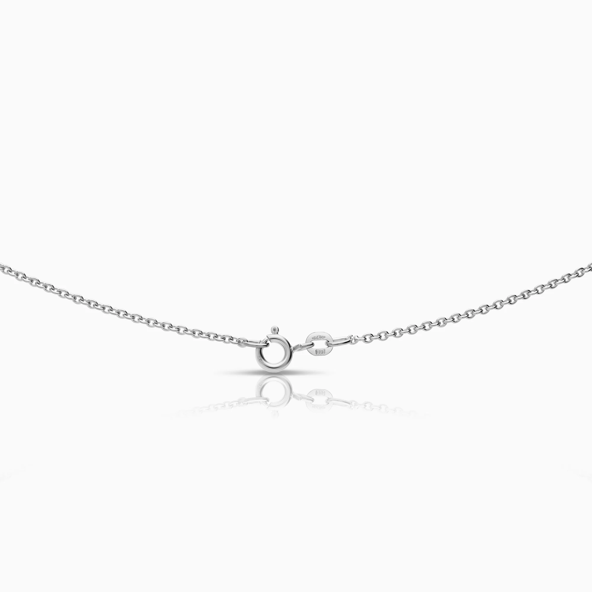 Necklace with iolite pendant 5.66g 18K white gold - Image 2