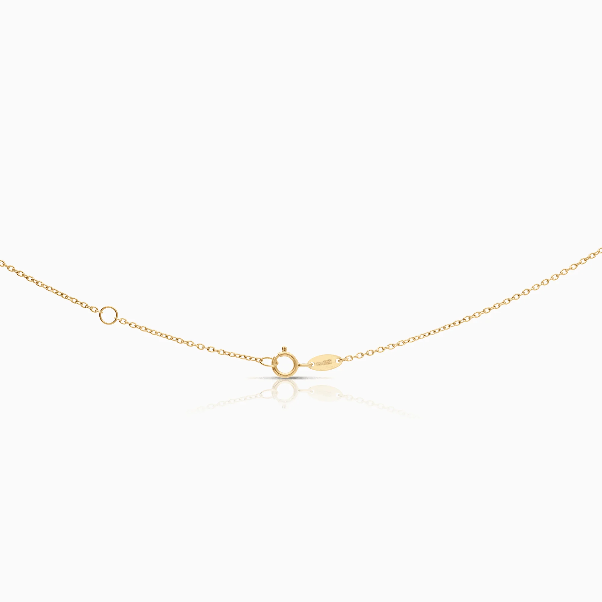 Gold necklace with a heart 2.82g 18K gold - Image 2