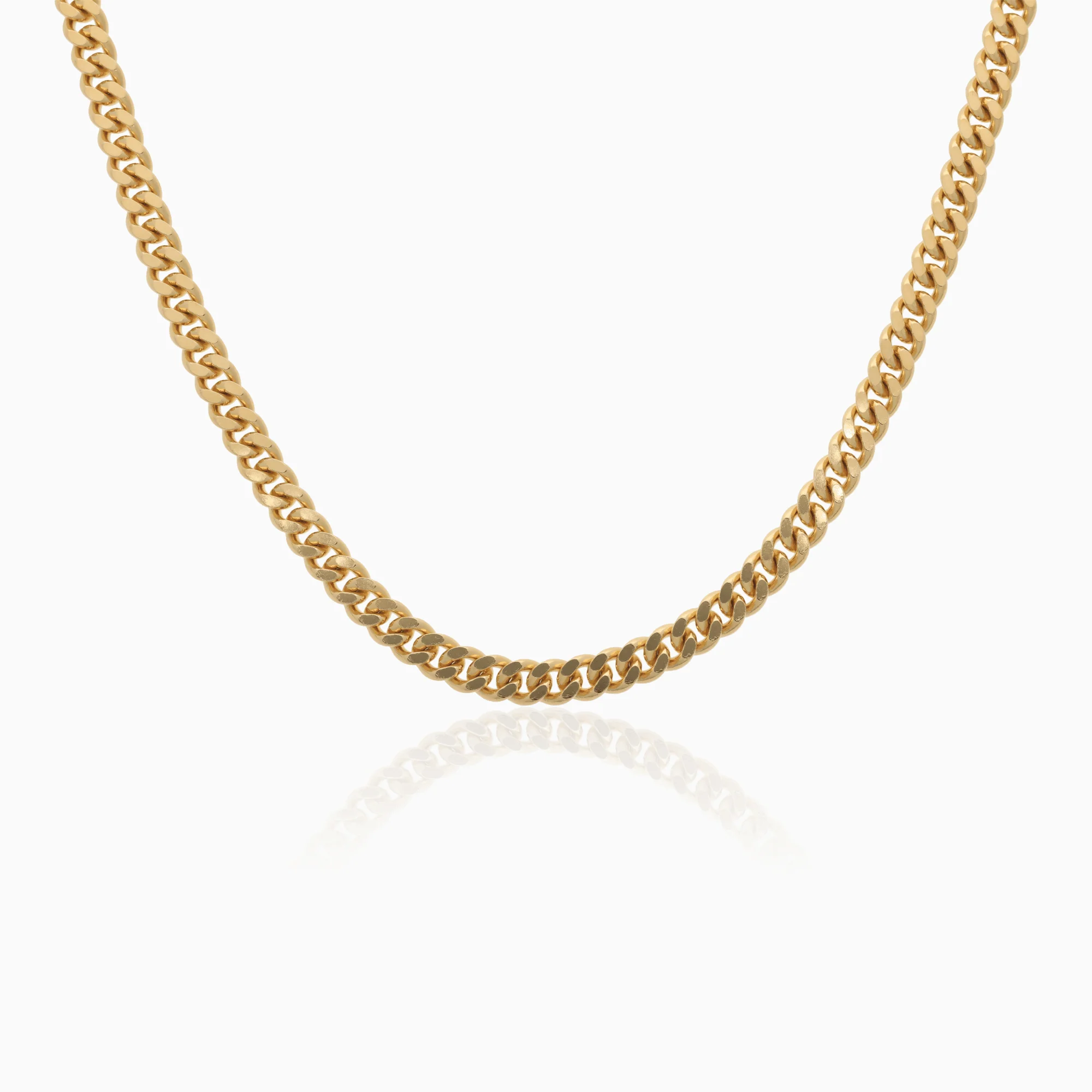 Curb gold necklace 33.0g 18K