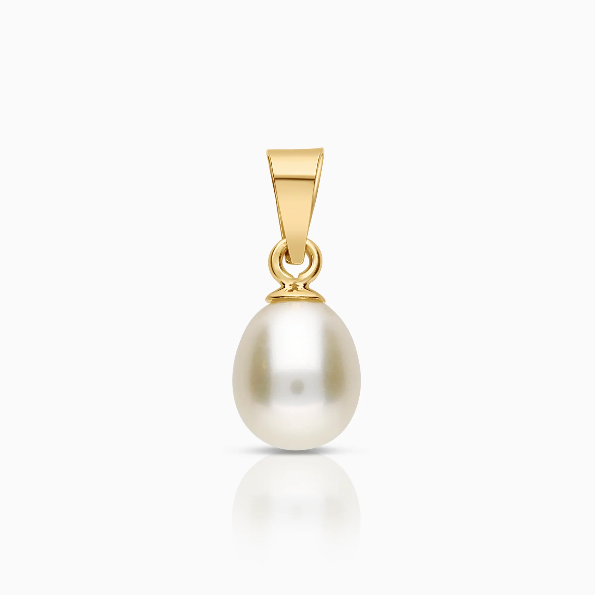 Pendant with pearl 0.71g 18K gold