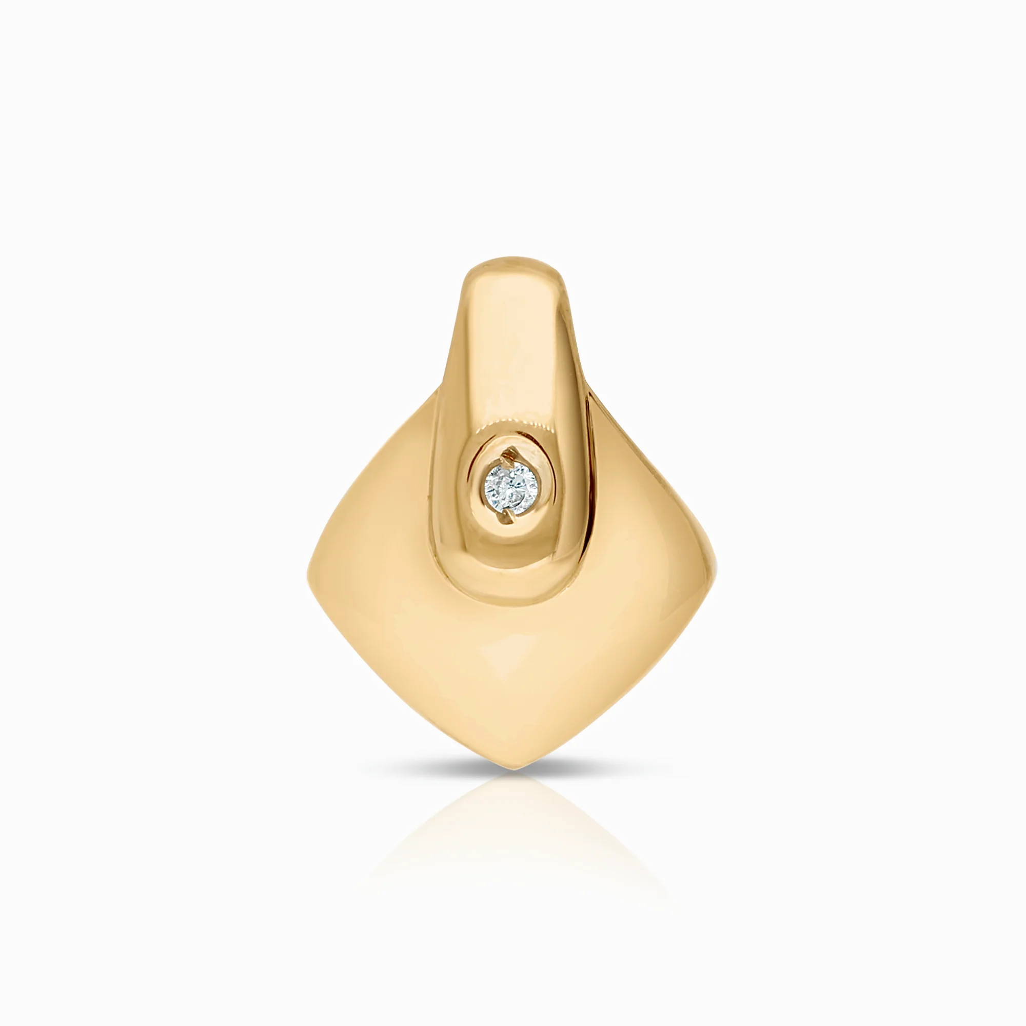 Diamond pendant 0.01ct 18K gold