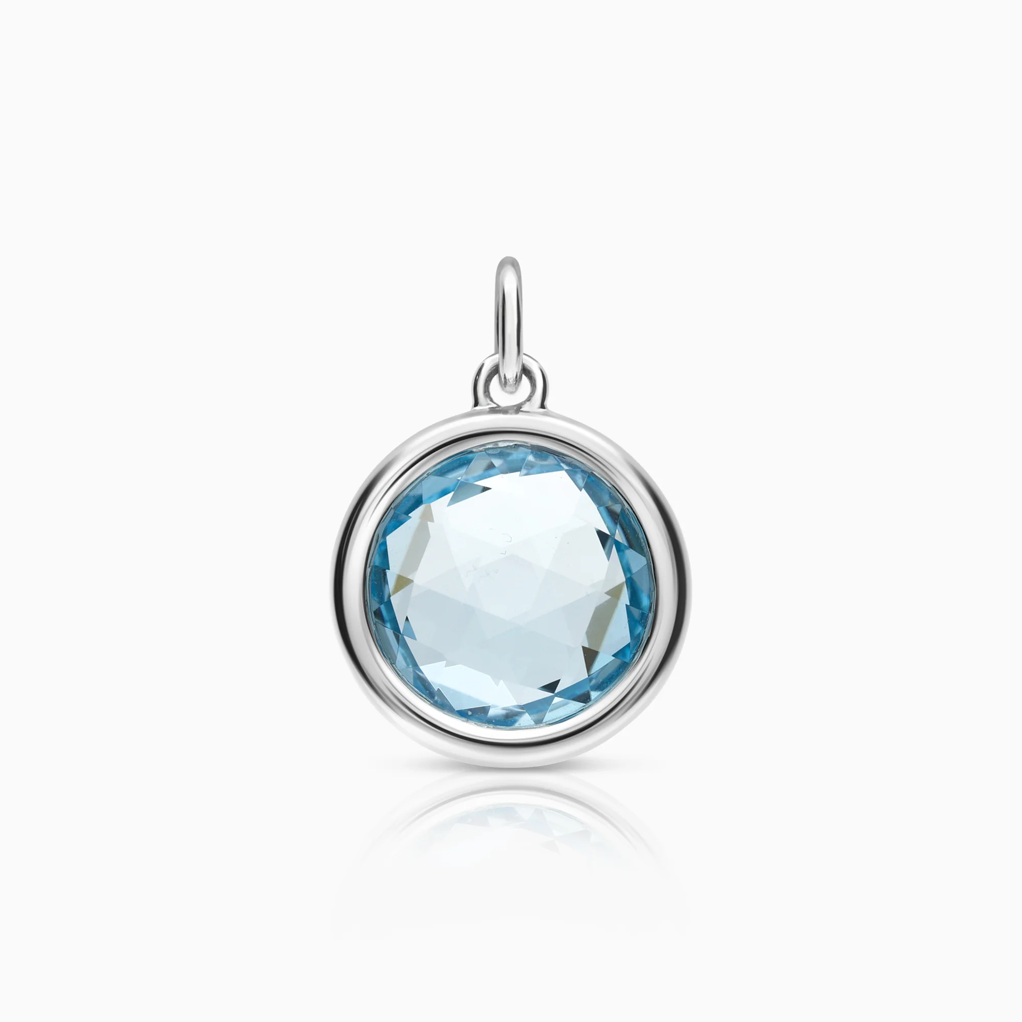 Gold Pendant 18K with Topaz