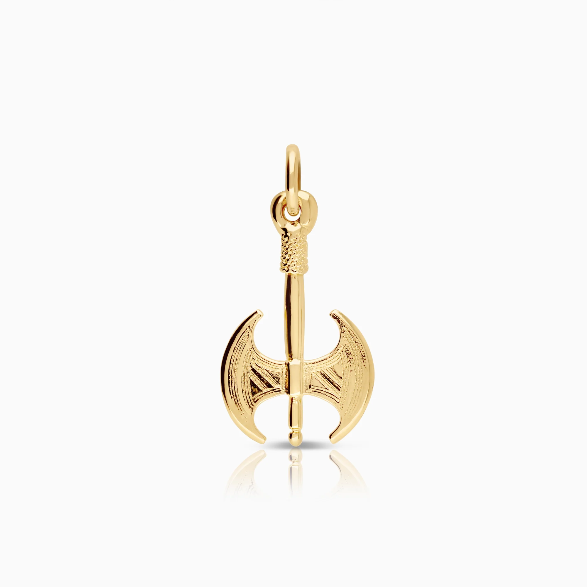 Gold pendant axe 1.55g 14K gold