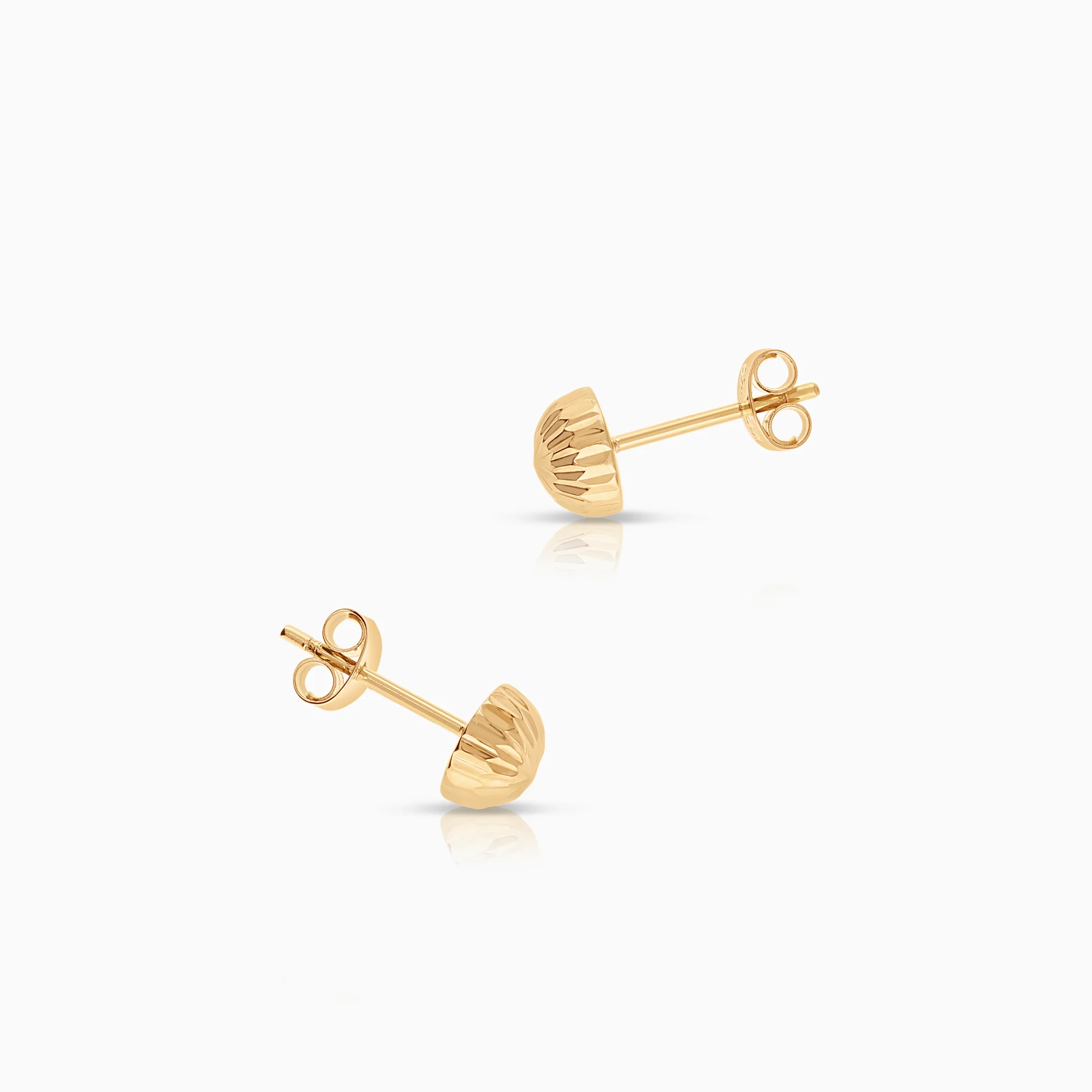 Gold Earrings 0.63g 18K Gold - Image 2